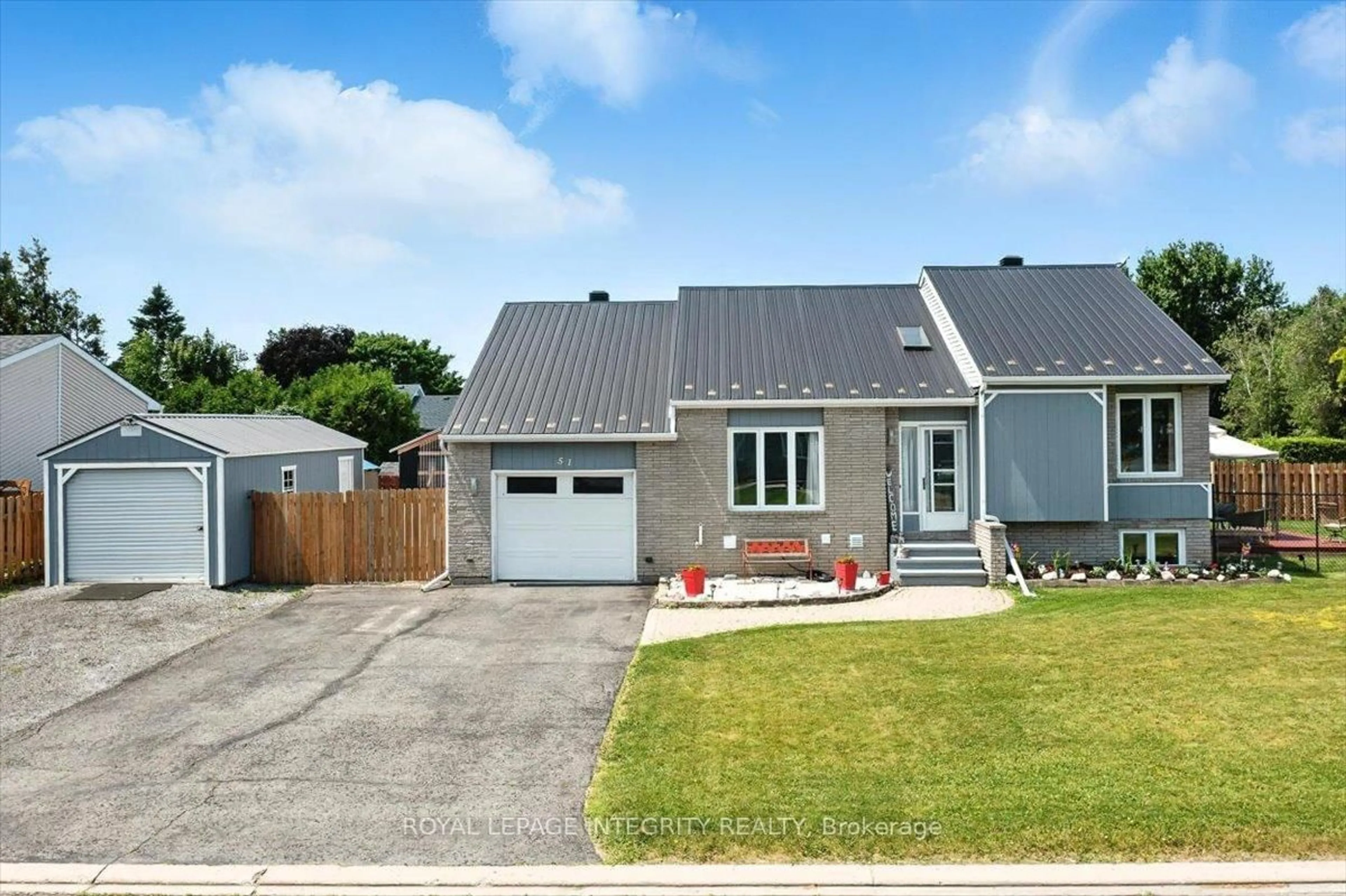 Home with vinyl exterior material, street for 51 Marcel St, Russell Ontario K0A 1W0