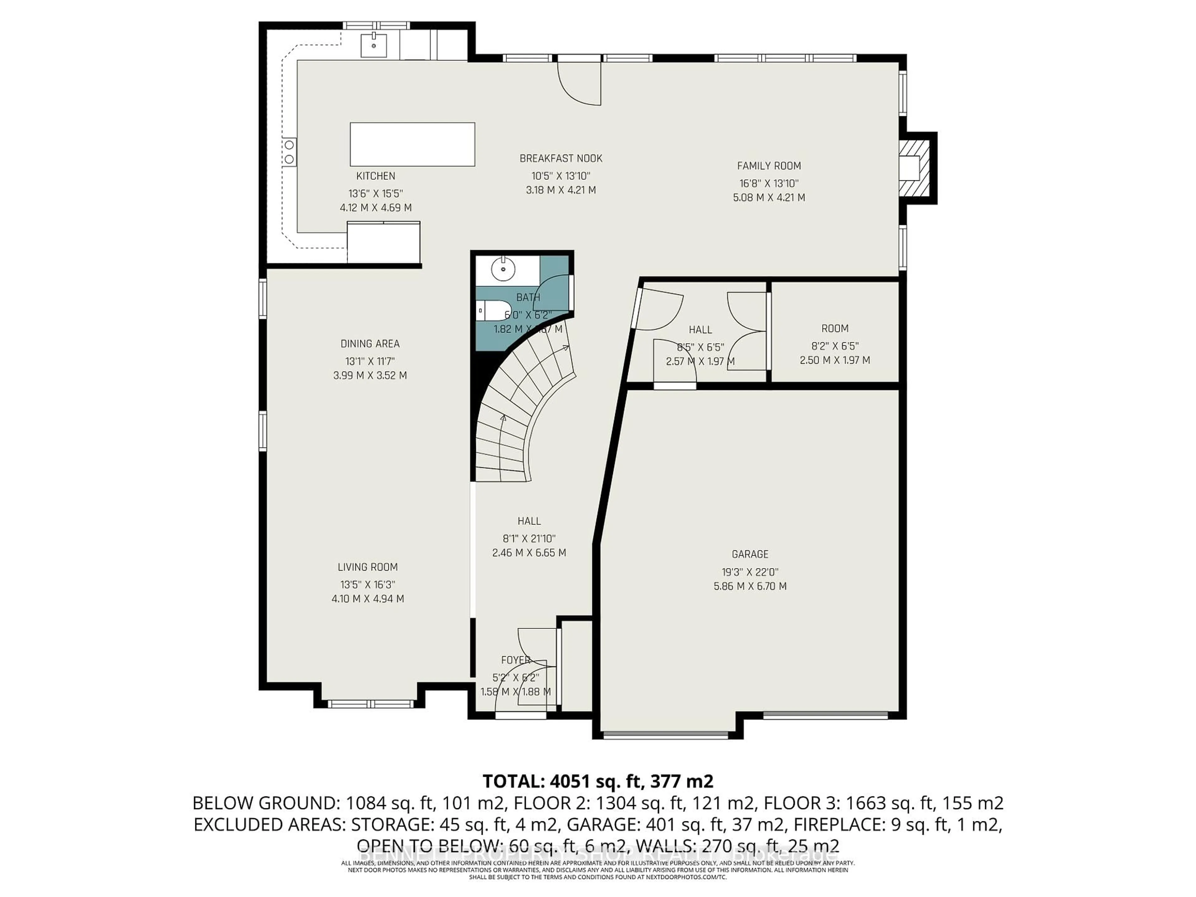 Floor plan for 2253 Prospect Ave, Ottawa Ontario K1H 7G2
