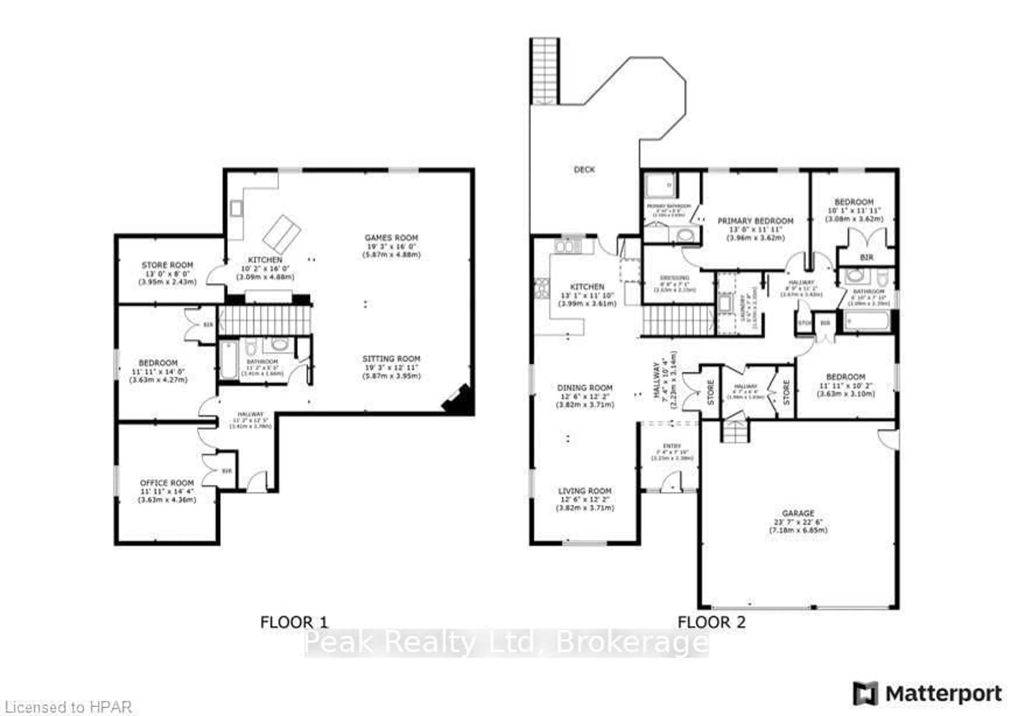 Floor plan for 286 Sunset Dr, West Perth Ontario N0K 1N0