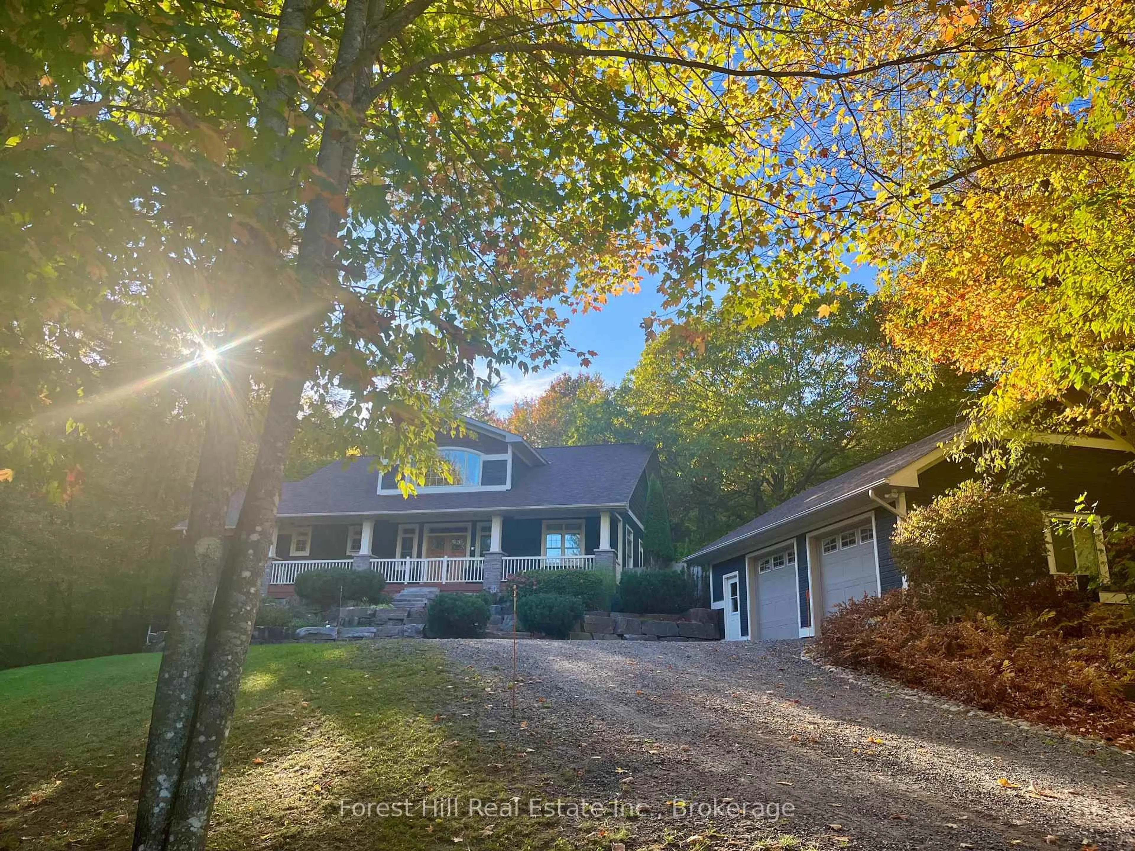 A pic from outside/outdoor area/front of a property/back of a property/a pic from drone, unknown for 1474 Etwell Rd, Huntsville Ontario P1H 2J2