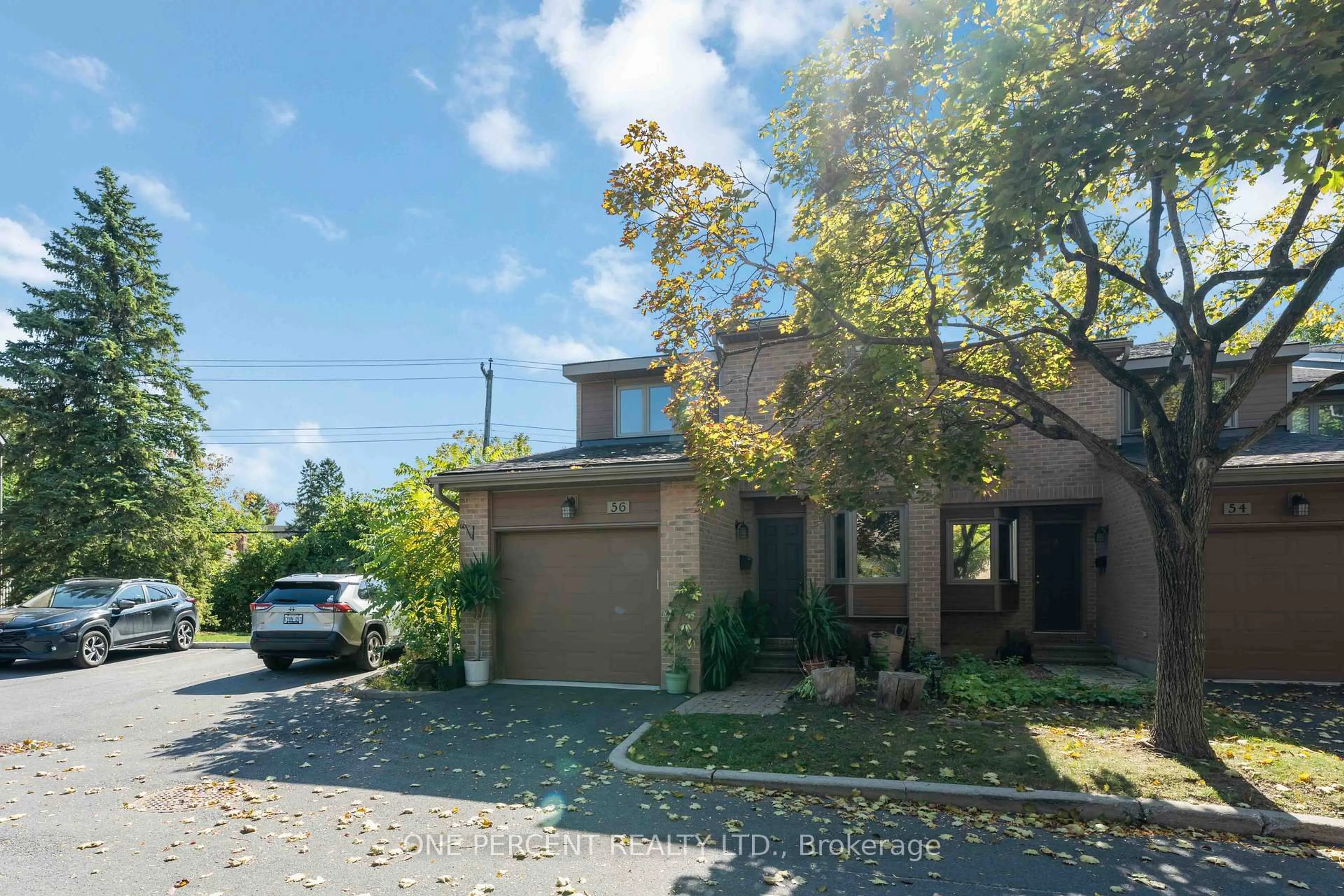A pic from outside/outdoor area/front of a property/back of a property/a pic from drone, street for 710 Coronation Ave #56, Ottawa Ontario K1G 4G7