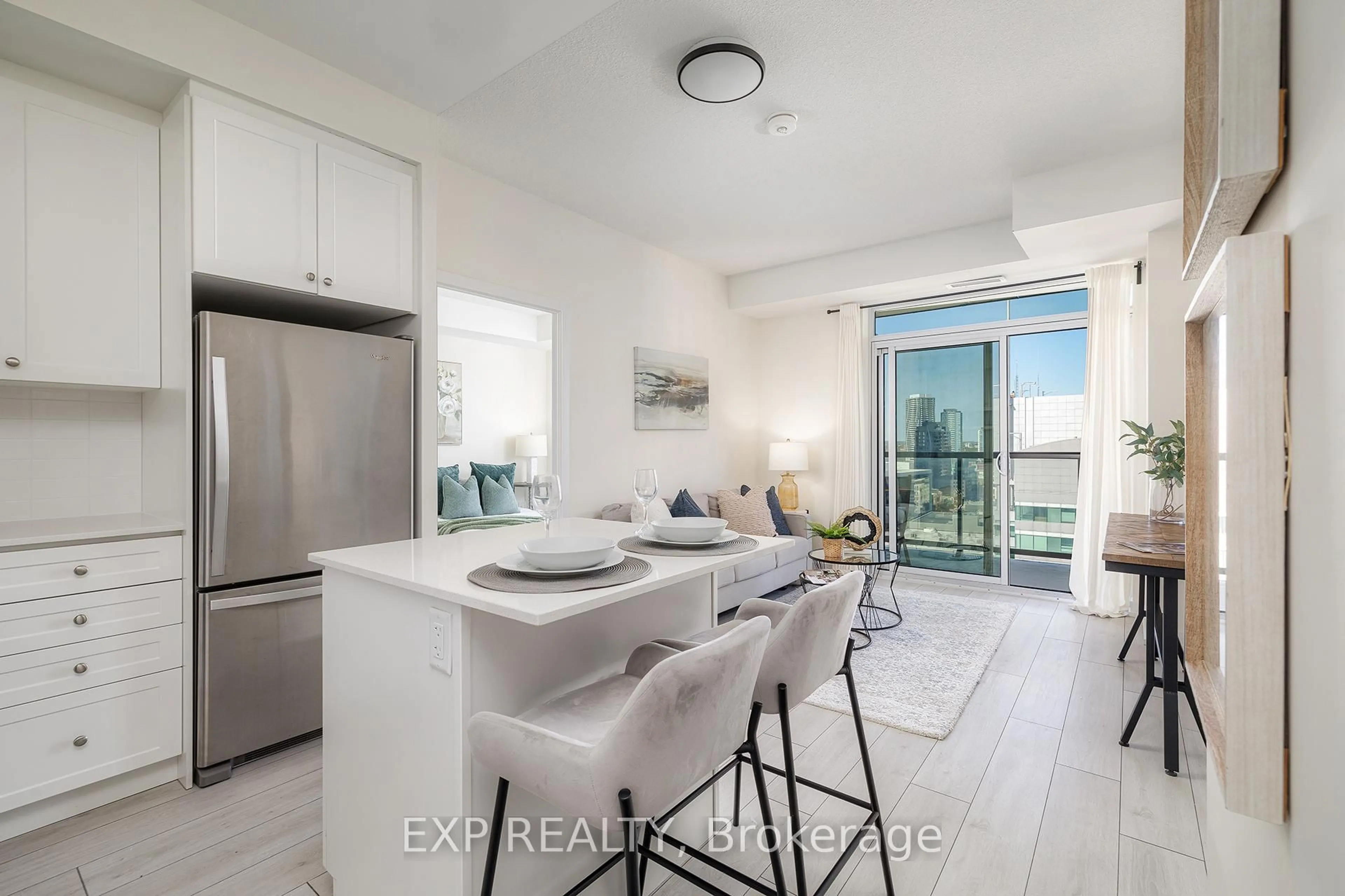 Open concept kitchen, unknown for 55 DUKE St #1401, Kitchener Ontario N2G 1A6