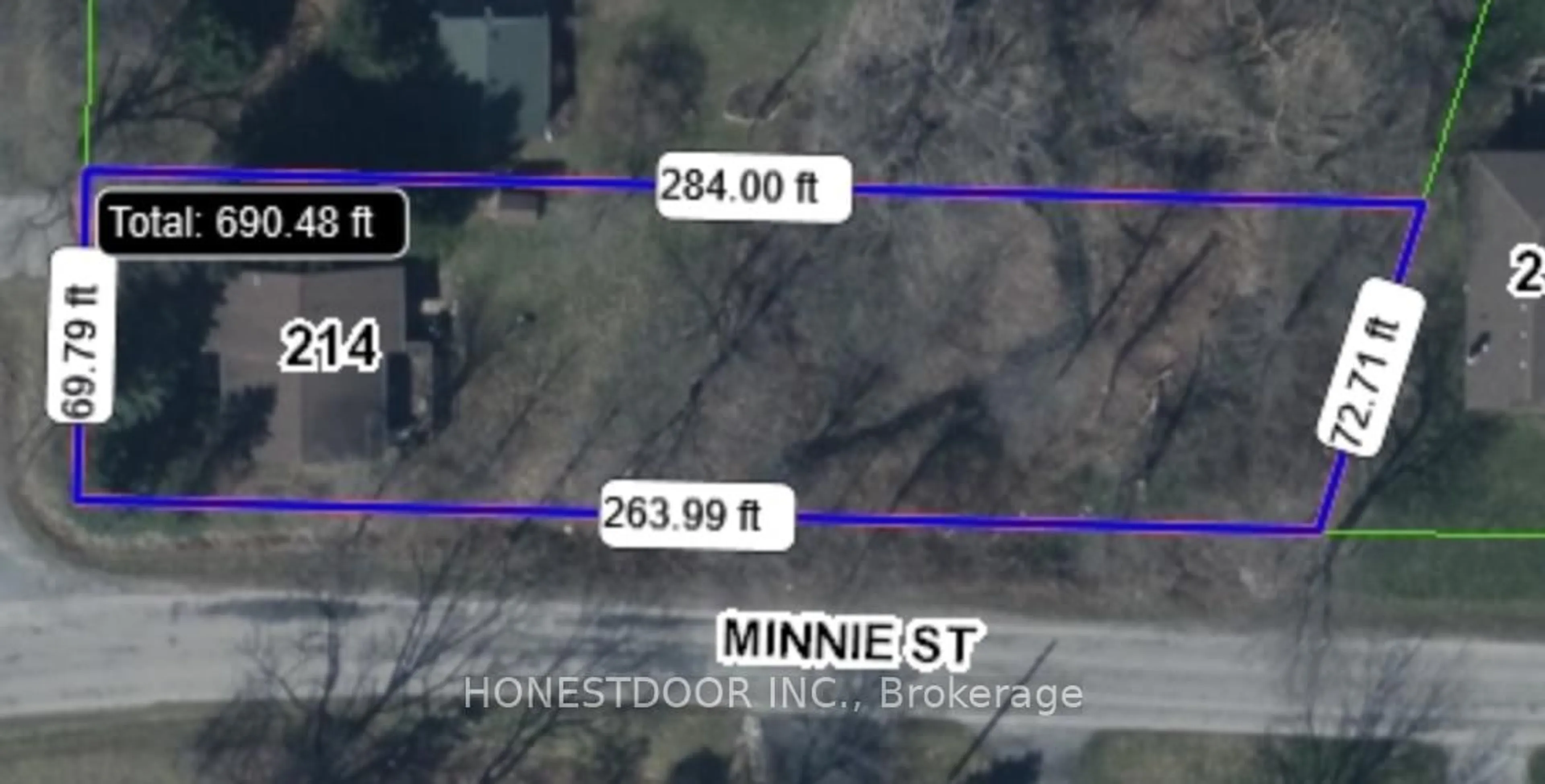 A pic from outside/outdoor area/front of a property/back of a property/a pic from drone, street for 214 North St, Thames Centre Ontario N0L 1G3
