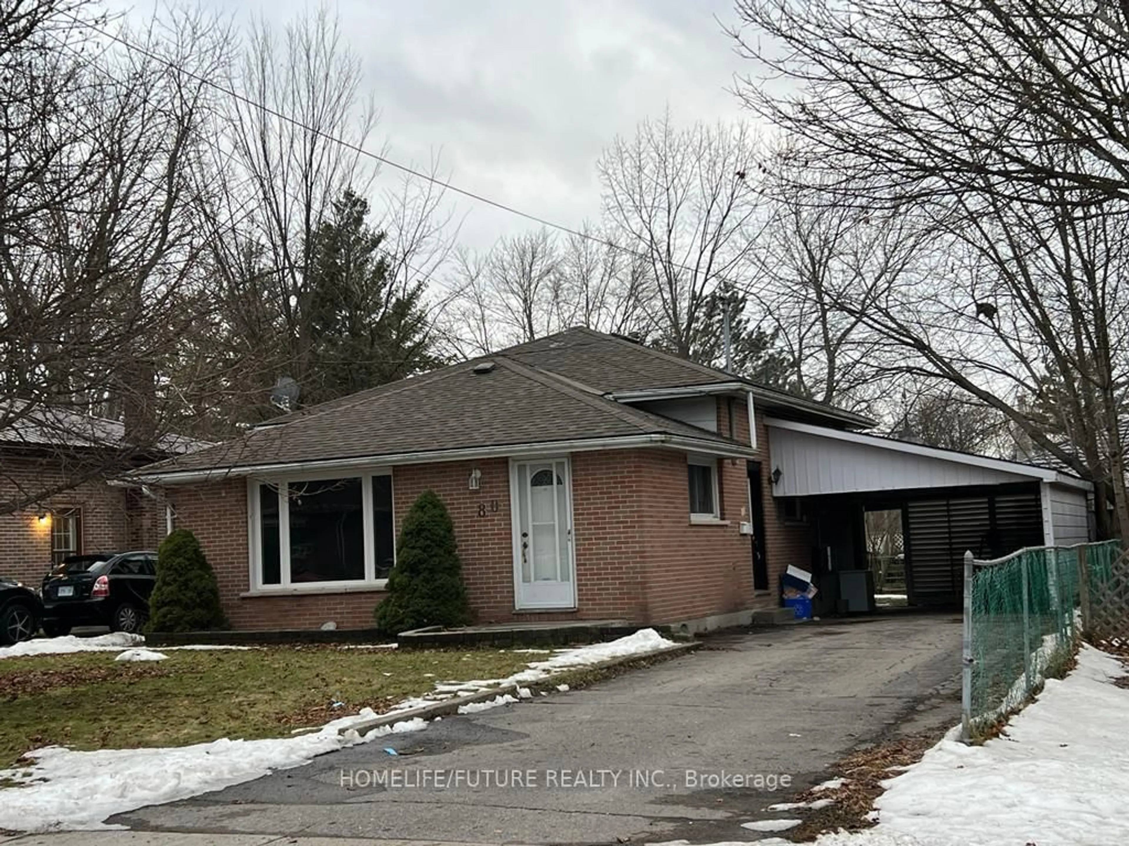 Home with brick exterior material, street for 80 Poplar St, Belleville Ontario K8P 4J4
