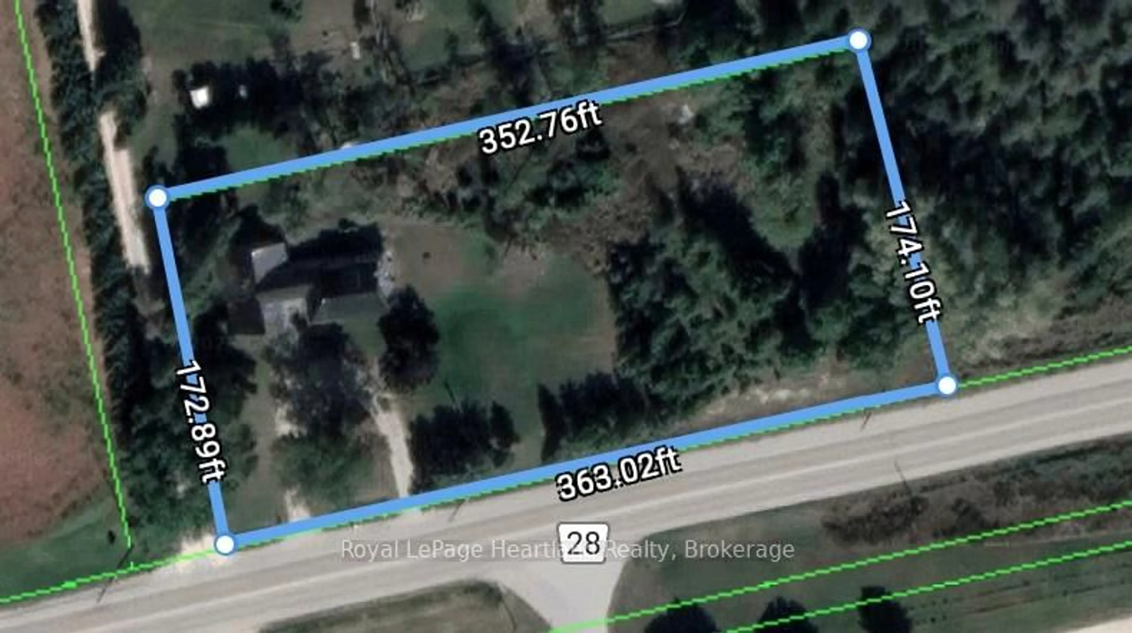 A pic from outside/outdoor area/front of a property/back of a property/a pic from drone, street for 341149 Grey Rd 28, West Grey Ontario N4N 3B9