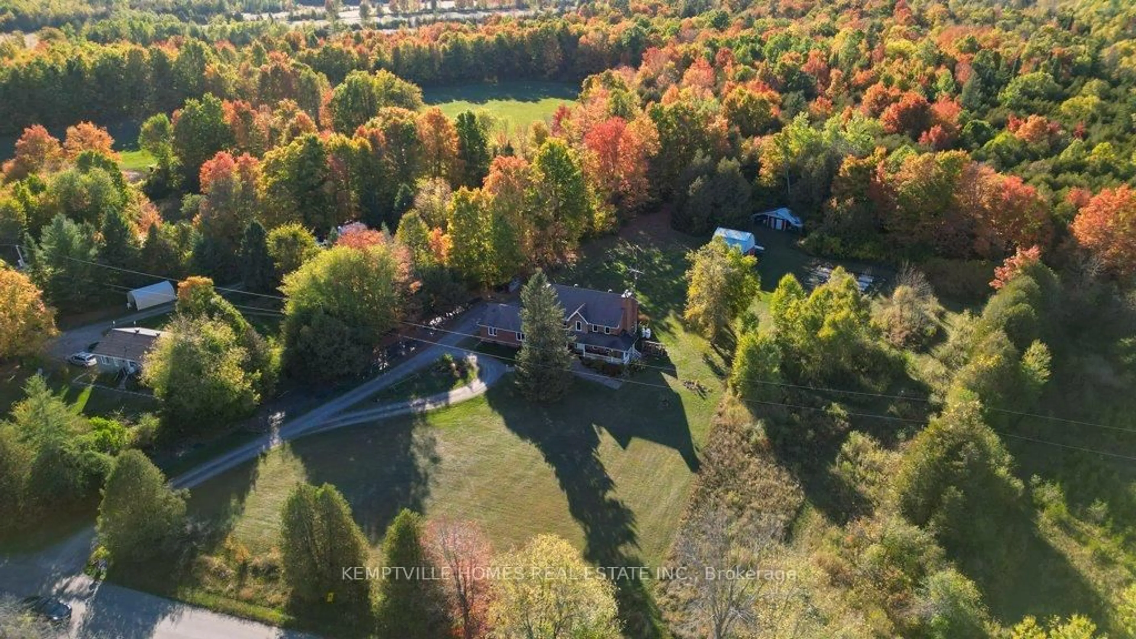 A pic from outside/outdoor area/front of a property/back of a property/a pic from drone, forest/trees view for 6908 GALLAGHER Rd, North Gower Ontario K0A 2T0