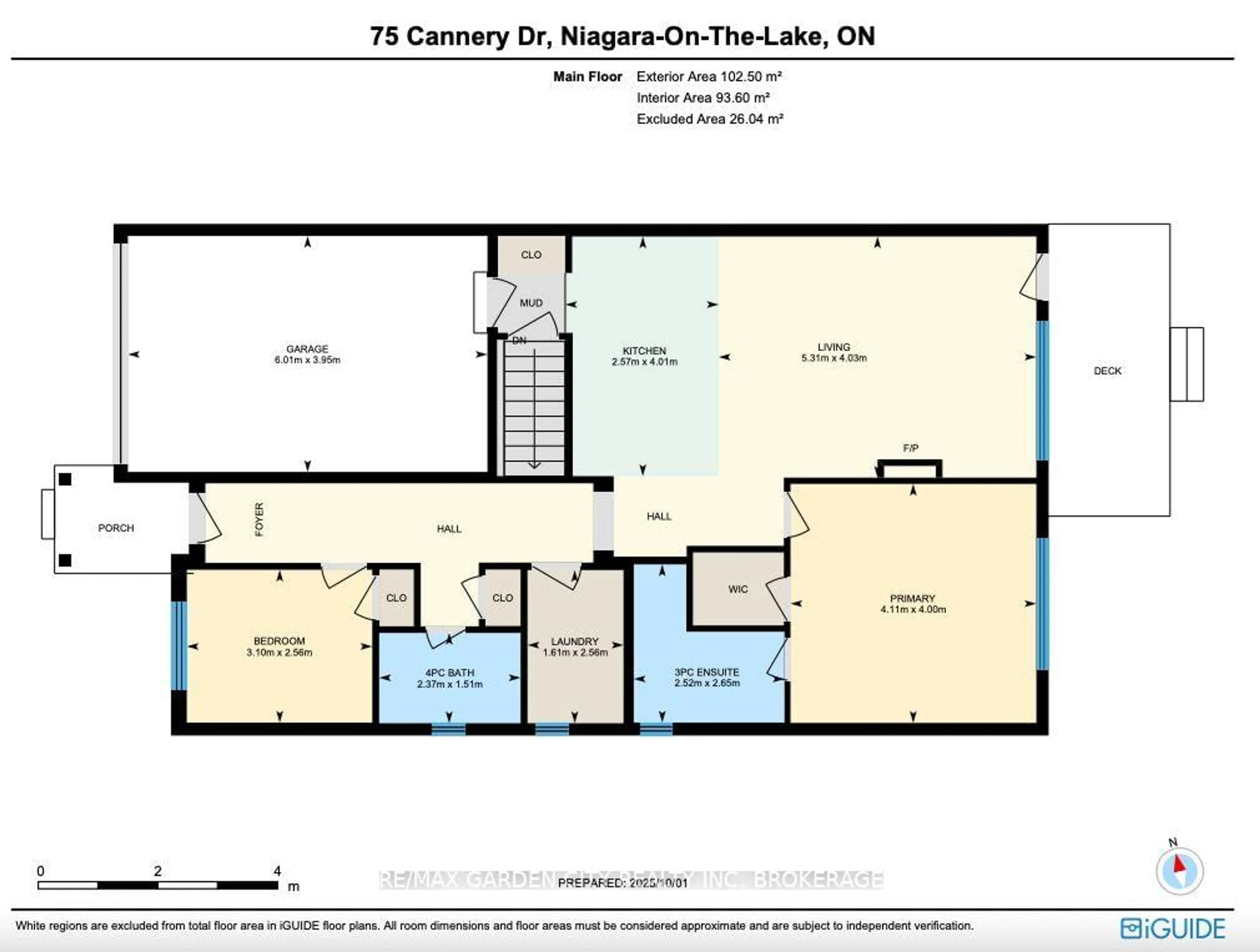 Floor plan for 75 Cannery Dr, Niagara-on-the-Lake Ontario L0S 1J1