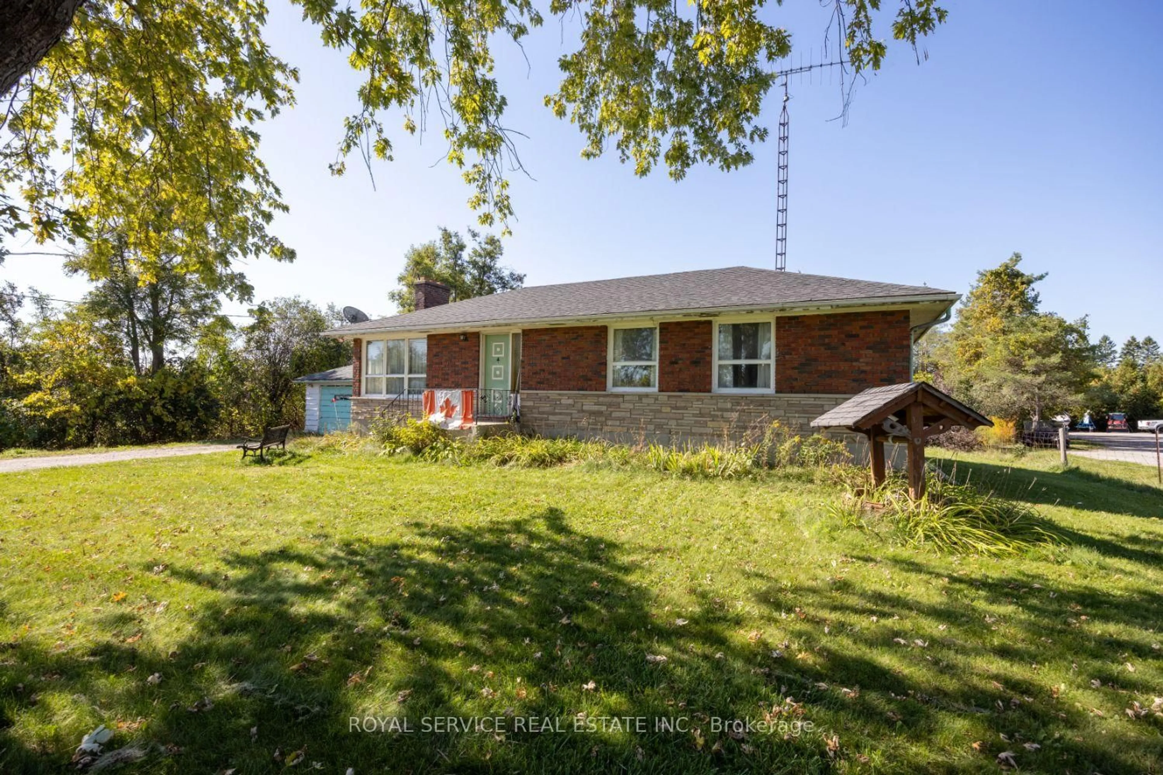 A pic from outside/outdoor area/front of a property/back of a property/a pic from drone, street for 8152 Highway 7 Highway, Kawartha Lakes Ontario K7S 3G7