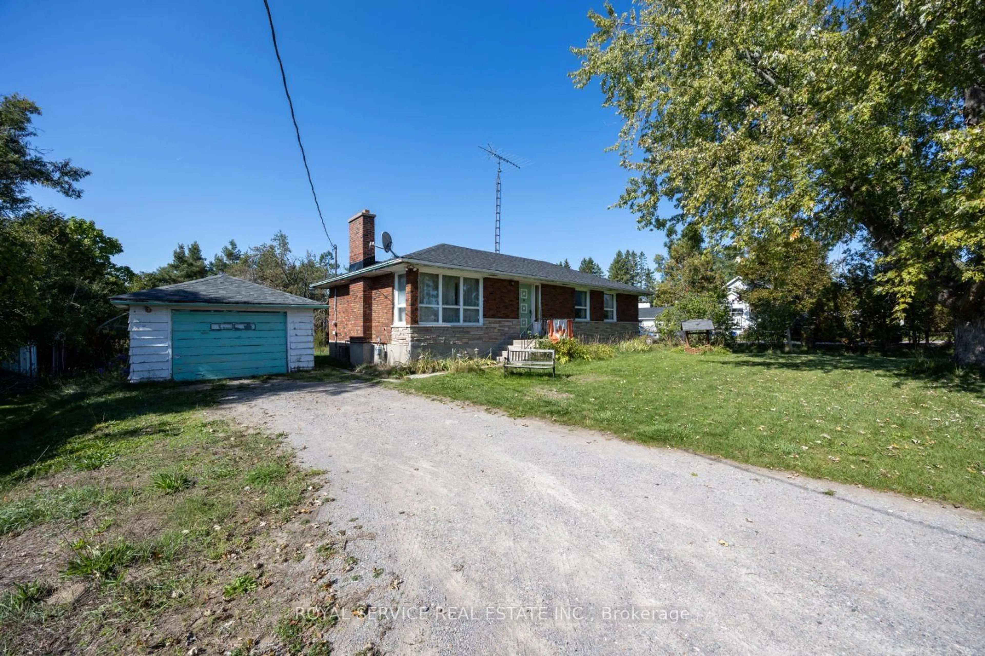 A pic from outside/outdoor area/front of a property/back of a property/a pic from drone, street for 8152 Highway 7 Highway, Kawartha Lakes Ontario K7S 3G7