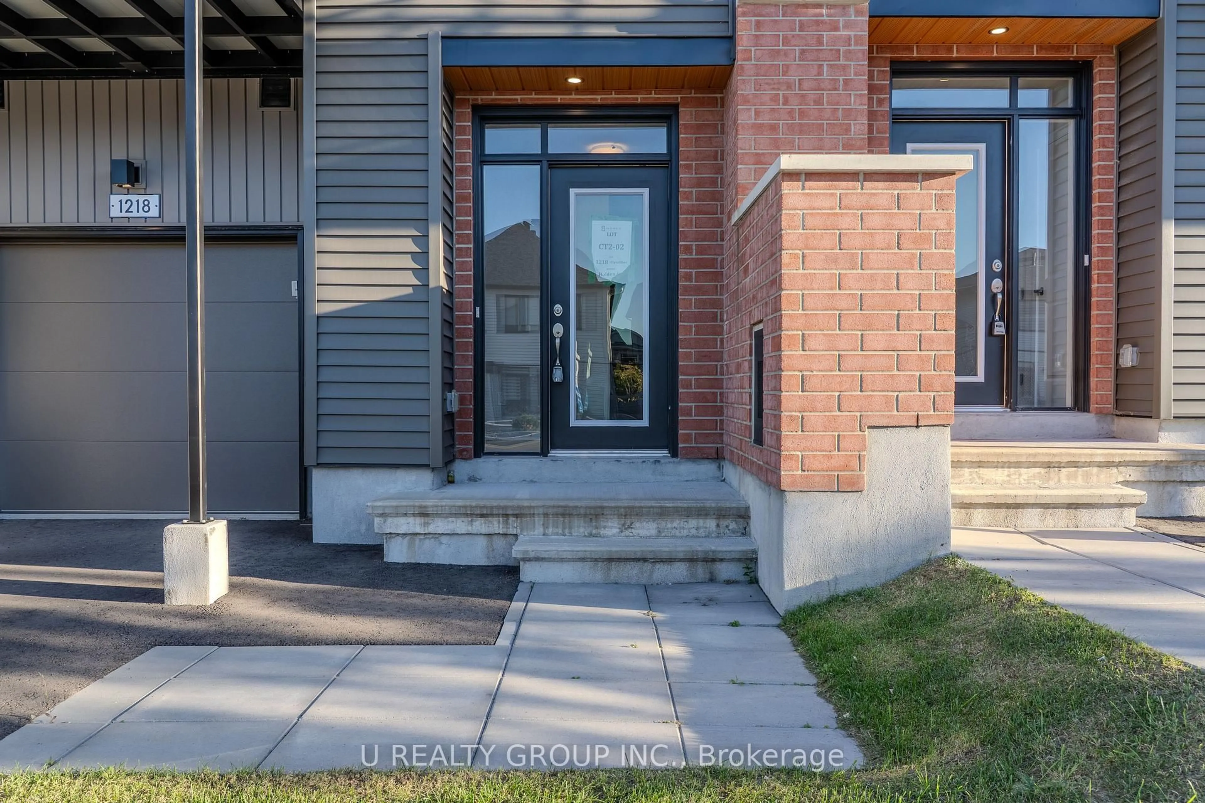 Home with brick exterior material, street for 1218 flycatcher Private, Ottawa Ontario K1X 0M7
