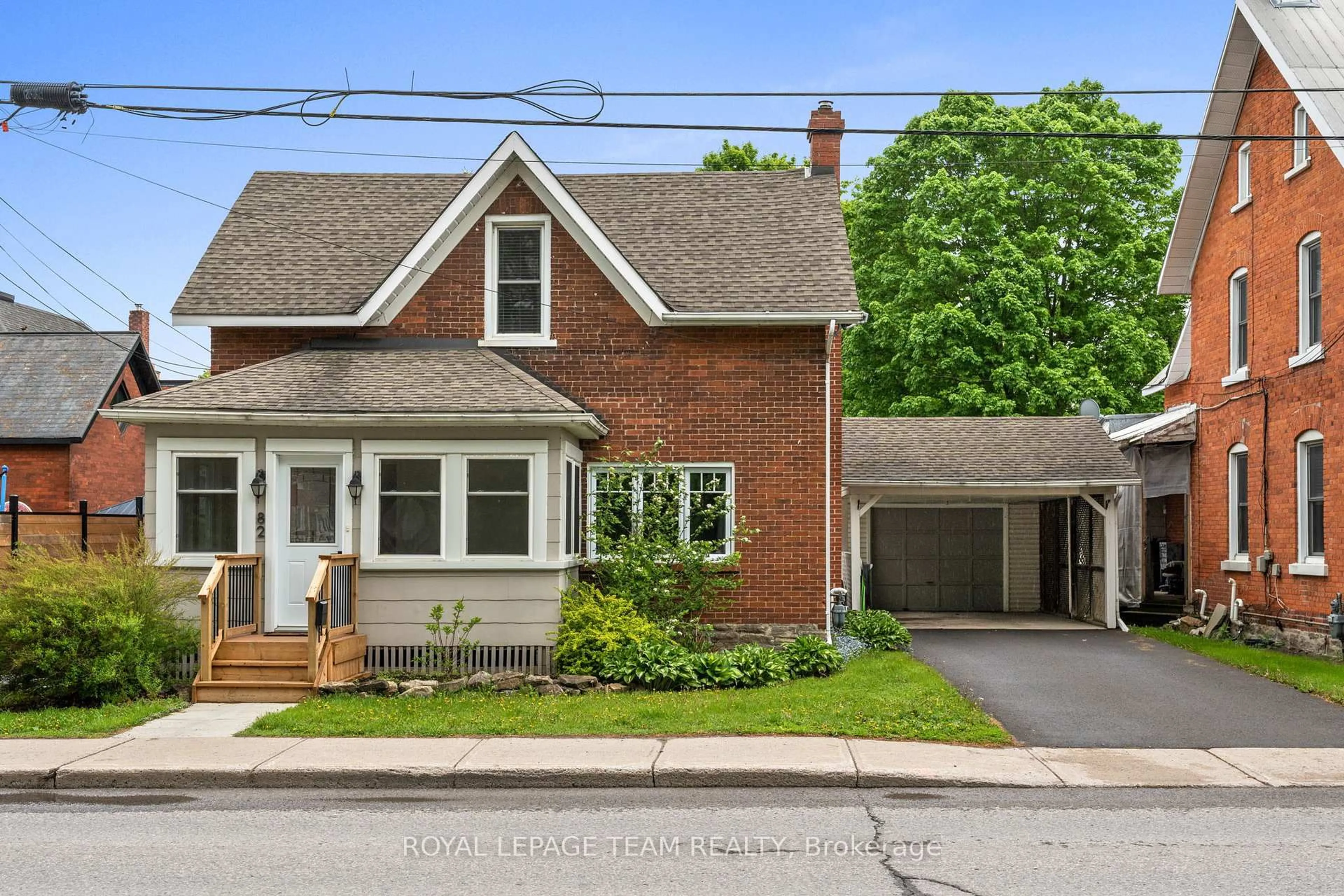 Home with brick exterior material, street for 82 Lake Ave, Carleton Place Ontario K7C 1K8
