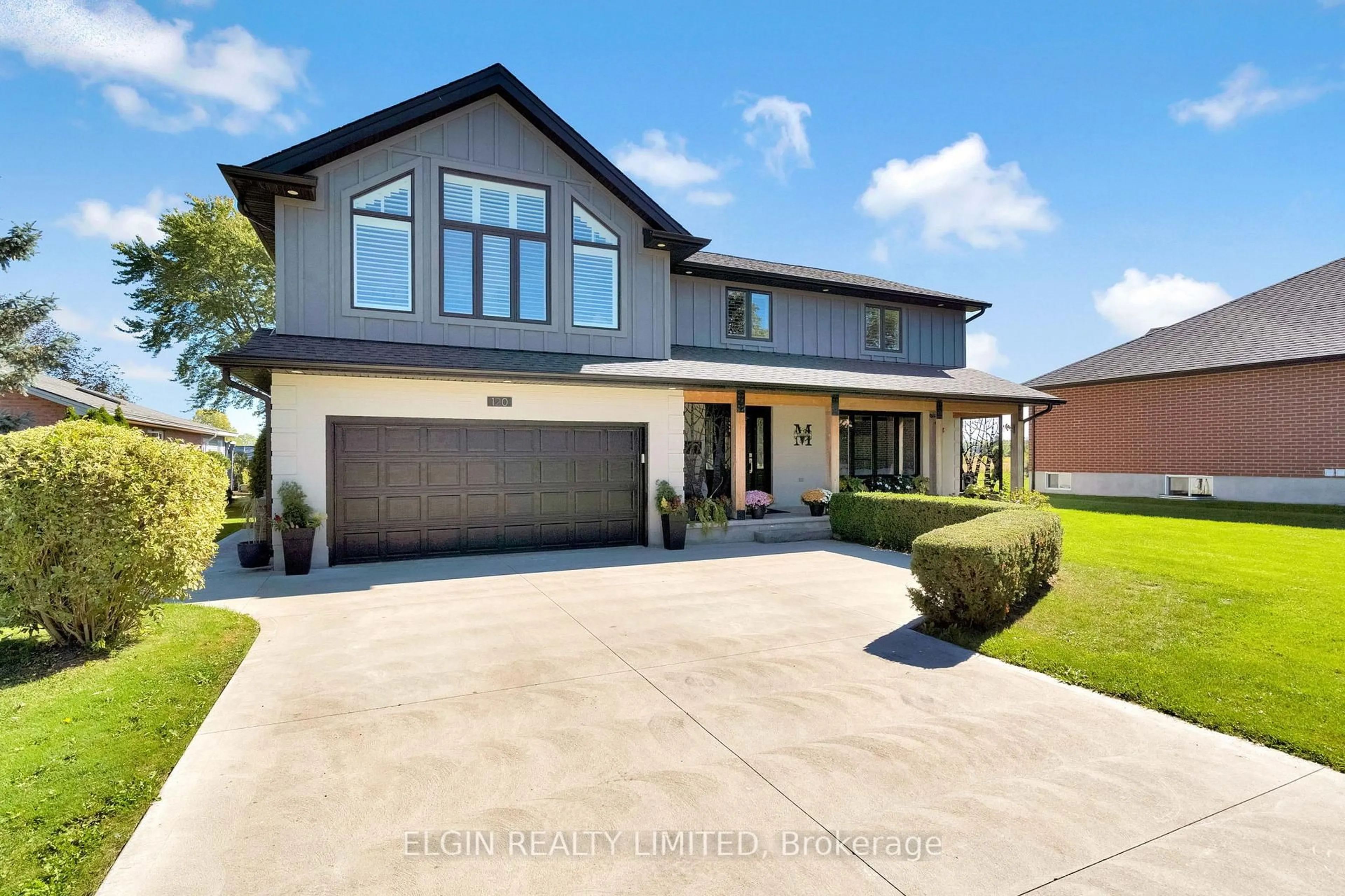 Home with brick exterior material, street for 120 Centennial Ave, Central Elgin Ontario N5R 5B2