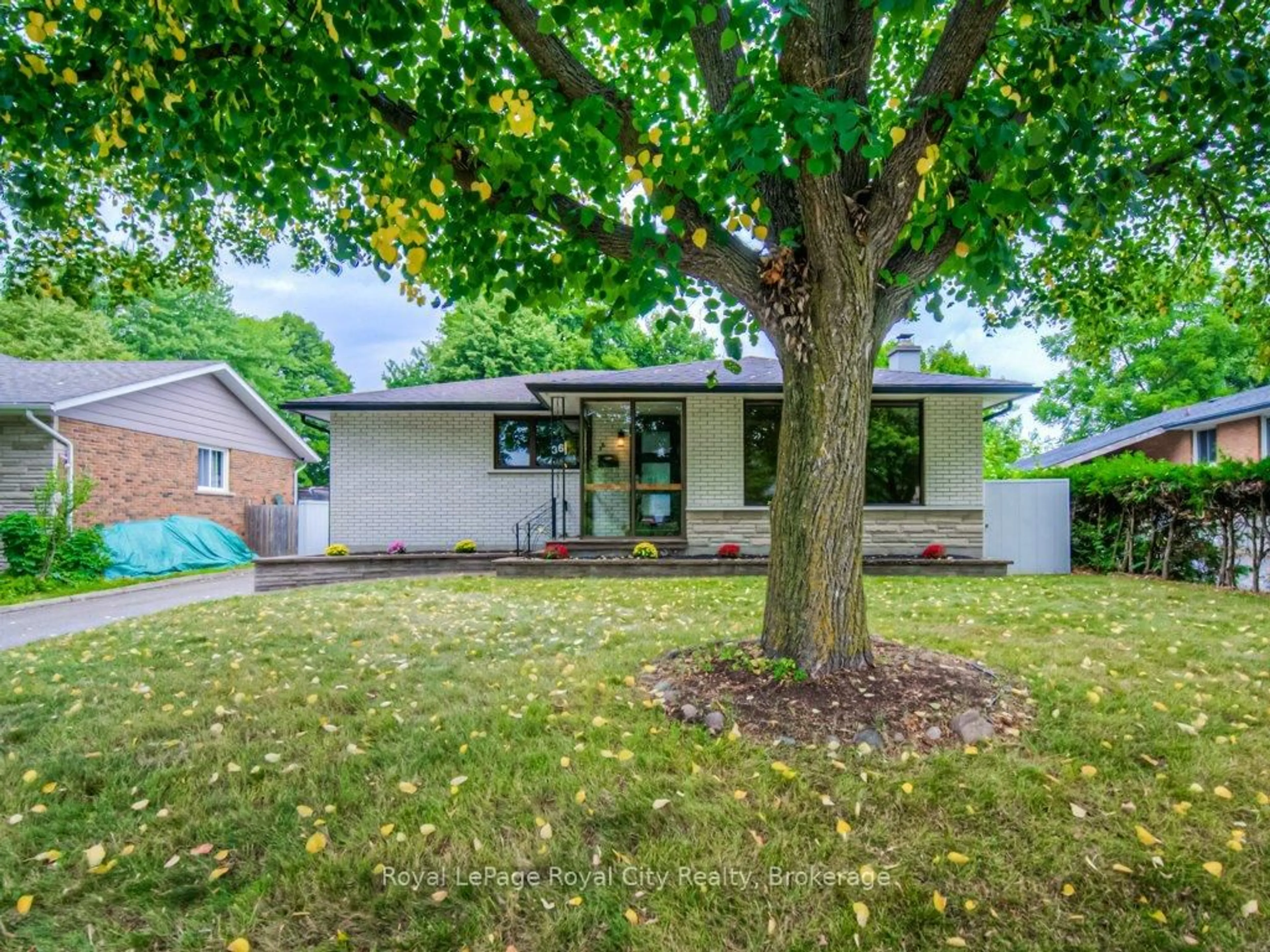 A pic from outside/outdoor area/front of a property/back of a property/a pic from drone, street for 36 Argyle Dr, Guelph Ontario N1G 2P2