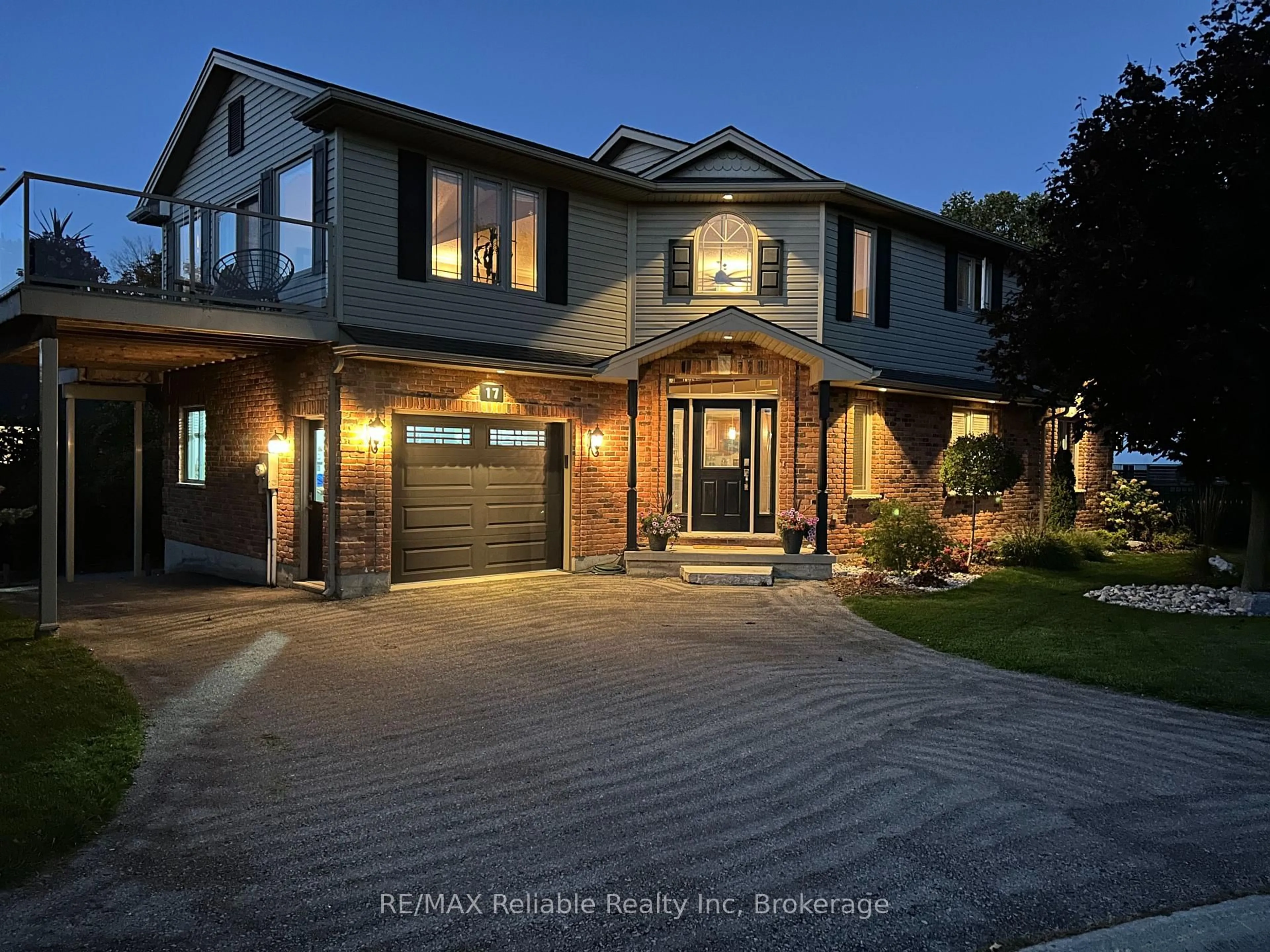 Home with brick exterior material, street for 17 Harbour Crt, Bluewater Ontario N0M 1G0