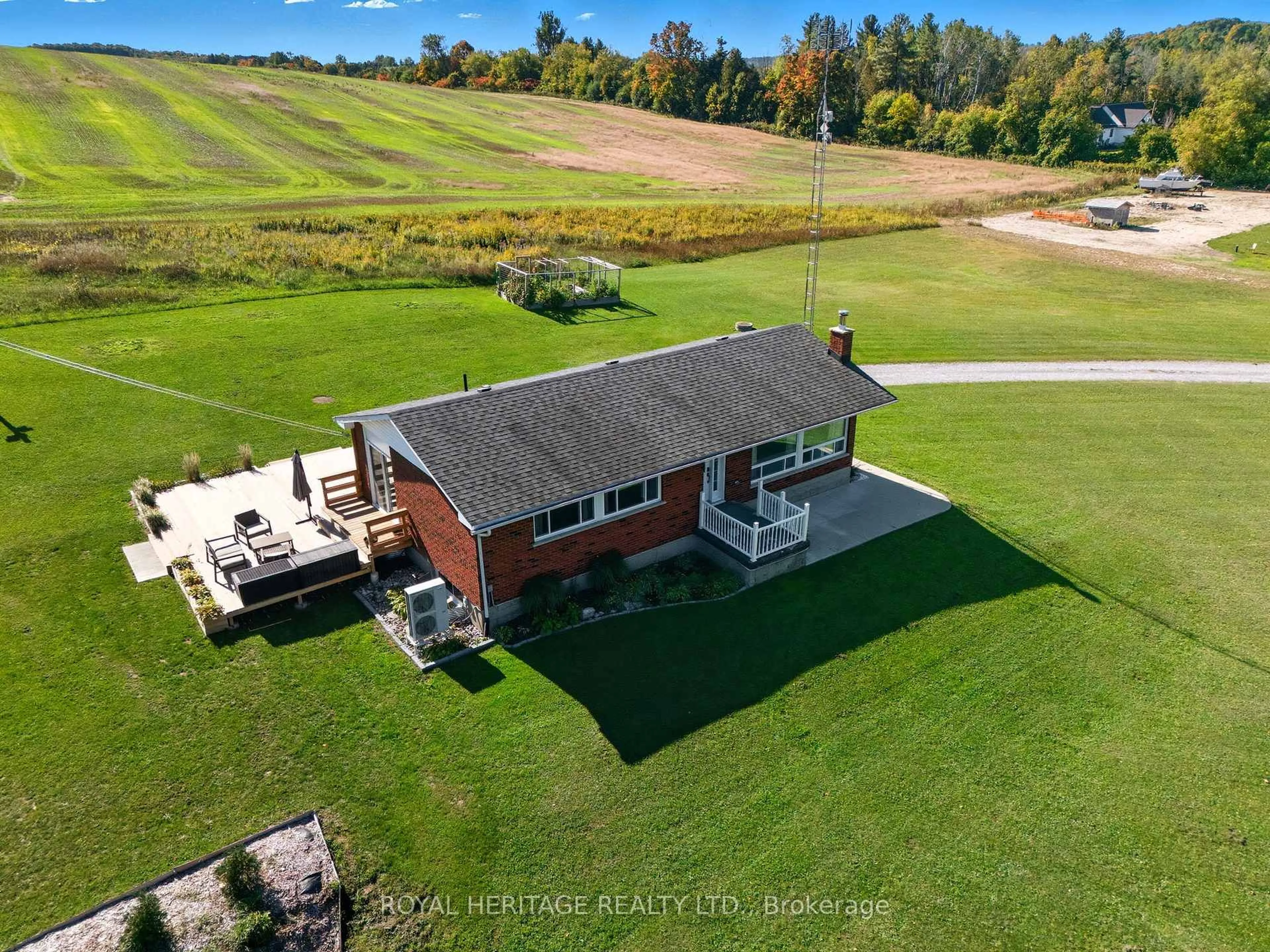 A pic from outside/outdoor area/front of a property/back of a property/a pic from drone, water/lake/river/ocean view for 2715 Shelter Valley Rd, Alnwick/Haldimand Ontario K0K 2G0
