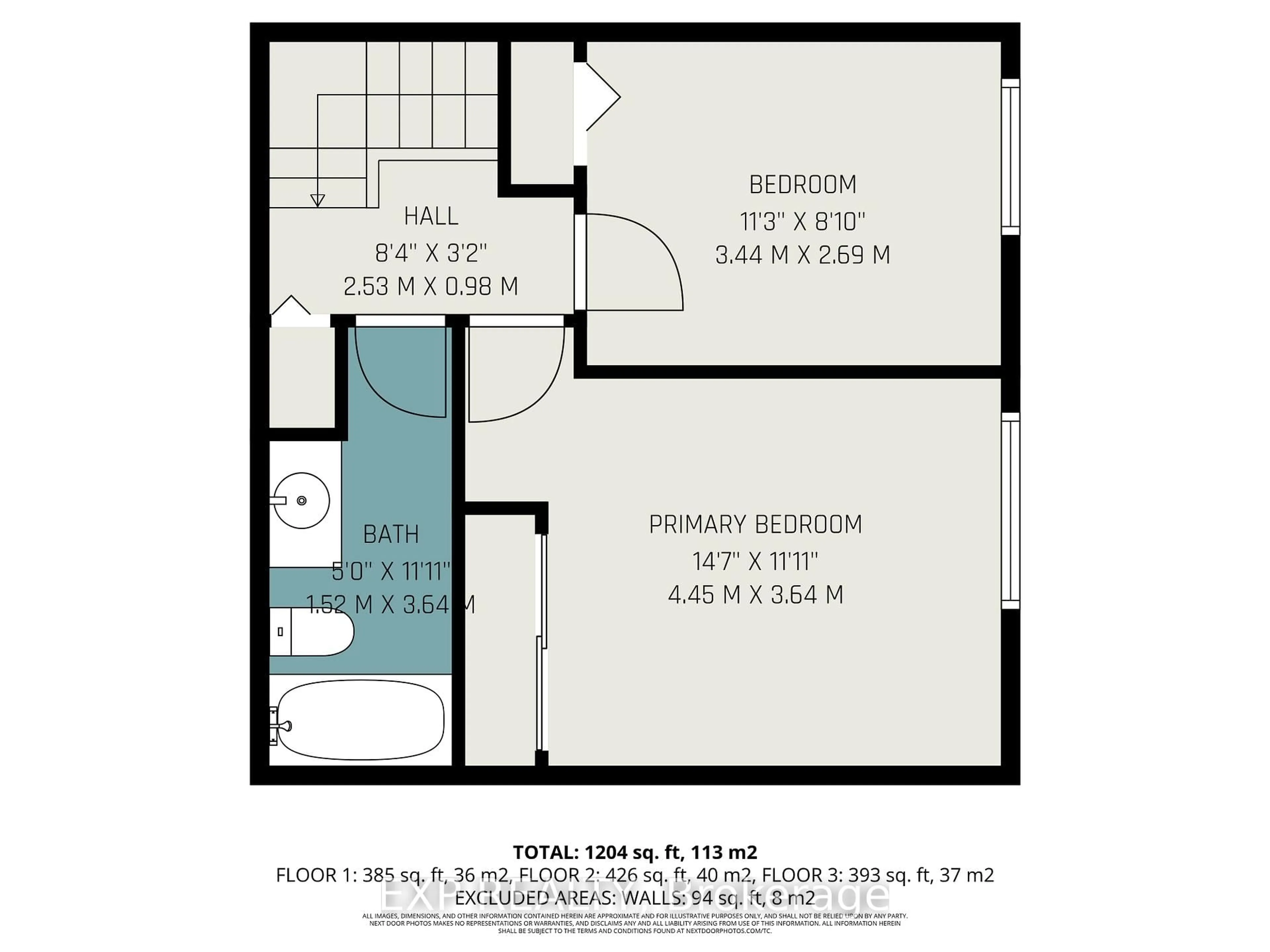 Floor plan for 2640 Draper Ave #18, Ottawa Ontario K2H 7A1
