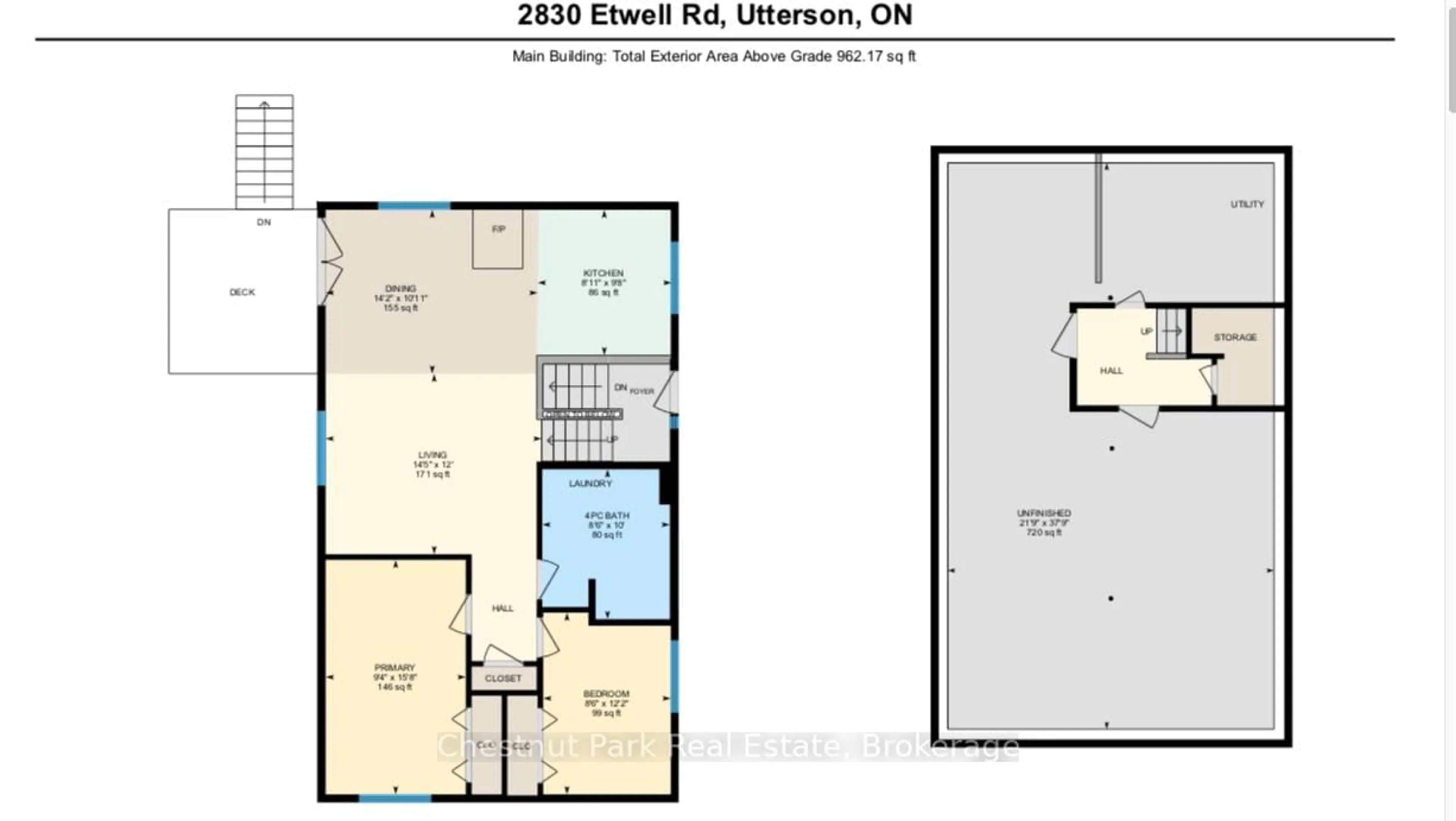 Floor plan for 2830 Etwell Rd, Huntsville Ontario P1H 2J2