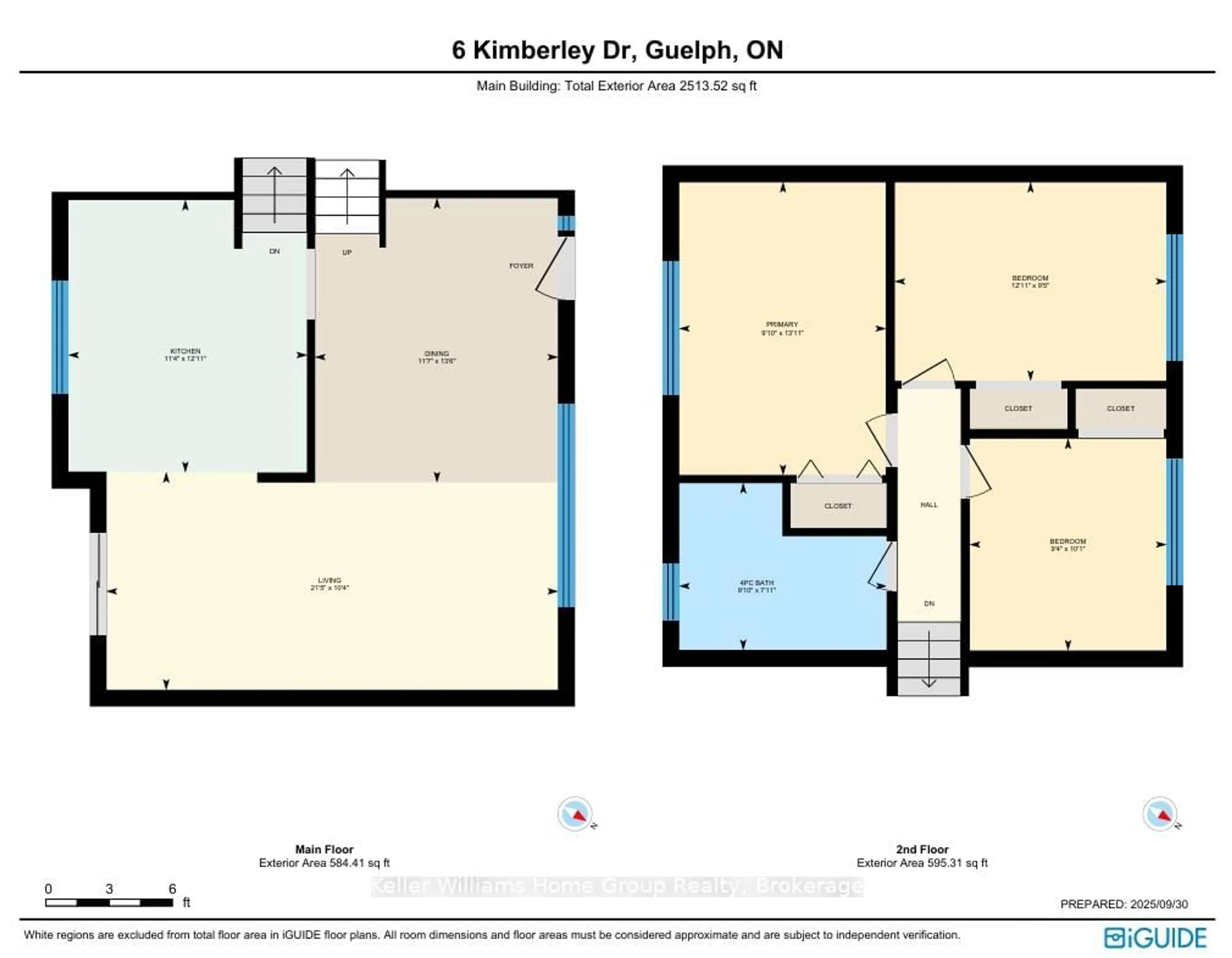 Floor plan for 6 Kimberley Dr, Guelph Ontario N1H 1L2