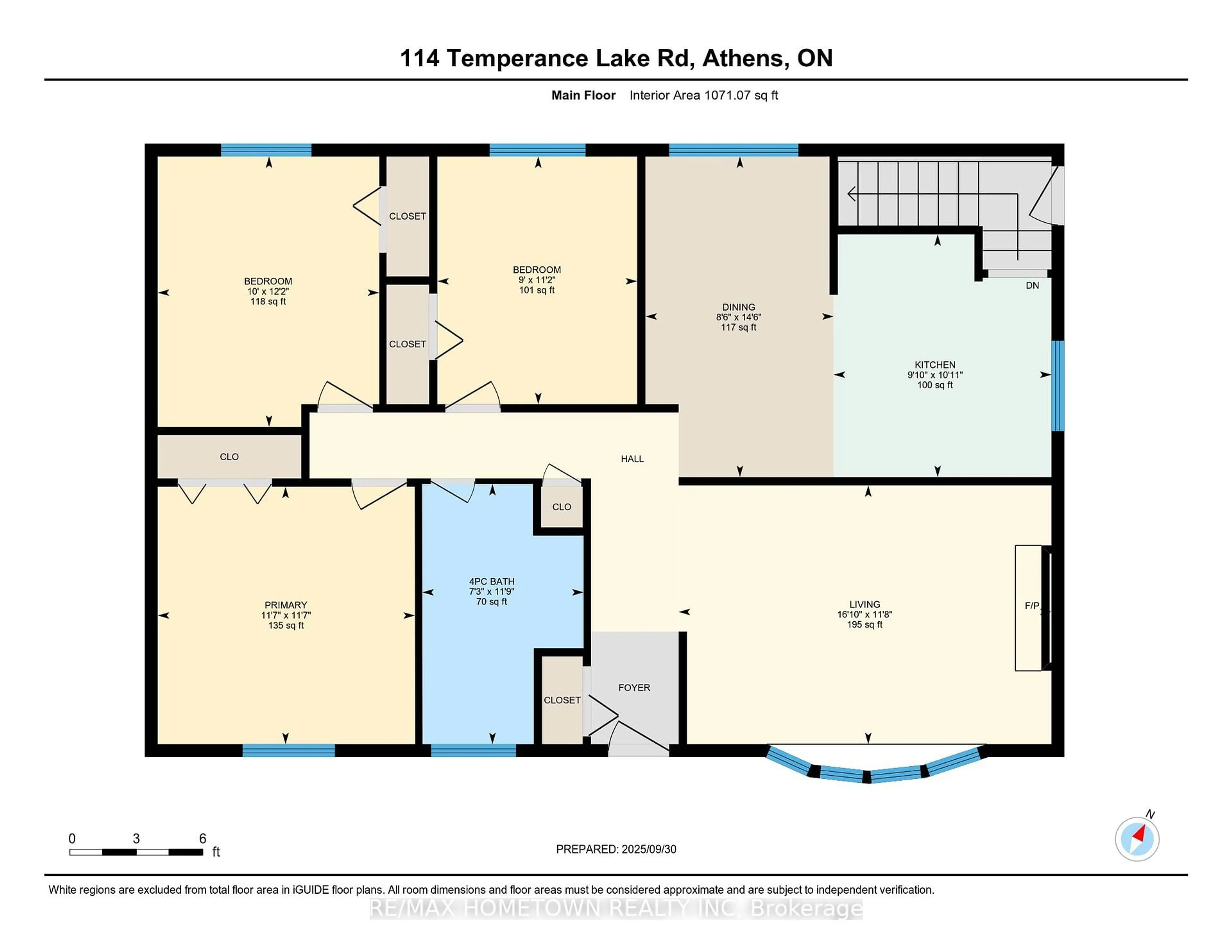 Floor plan for 114 Temperance Lake Rd, Athens Ontario K0E 1B0