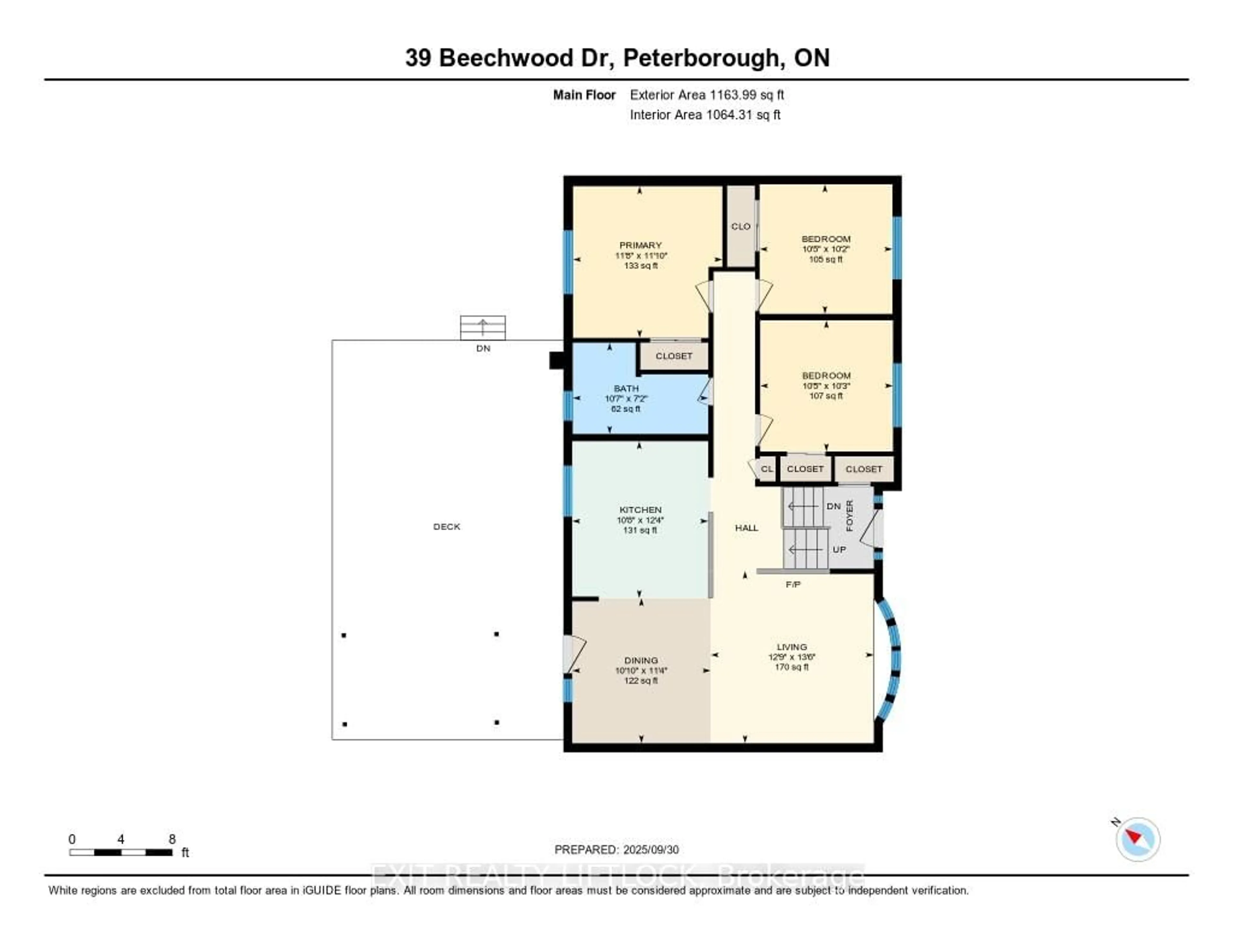 Floor plan for 39 Beechwood Dr, Peterborough Ontario K9J 1M2