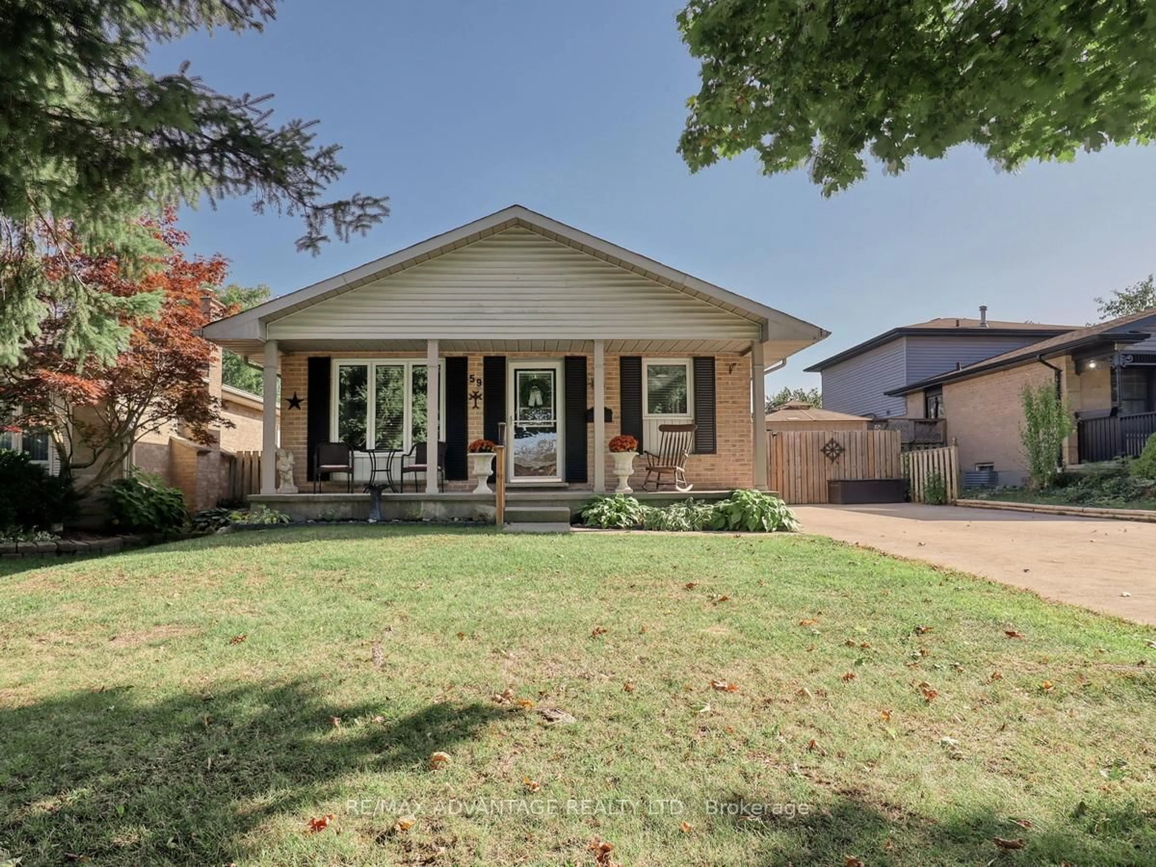 Home with brick exterior material, street for 59 Buchan Rd, London East Ontario N5V 4H6