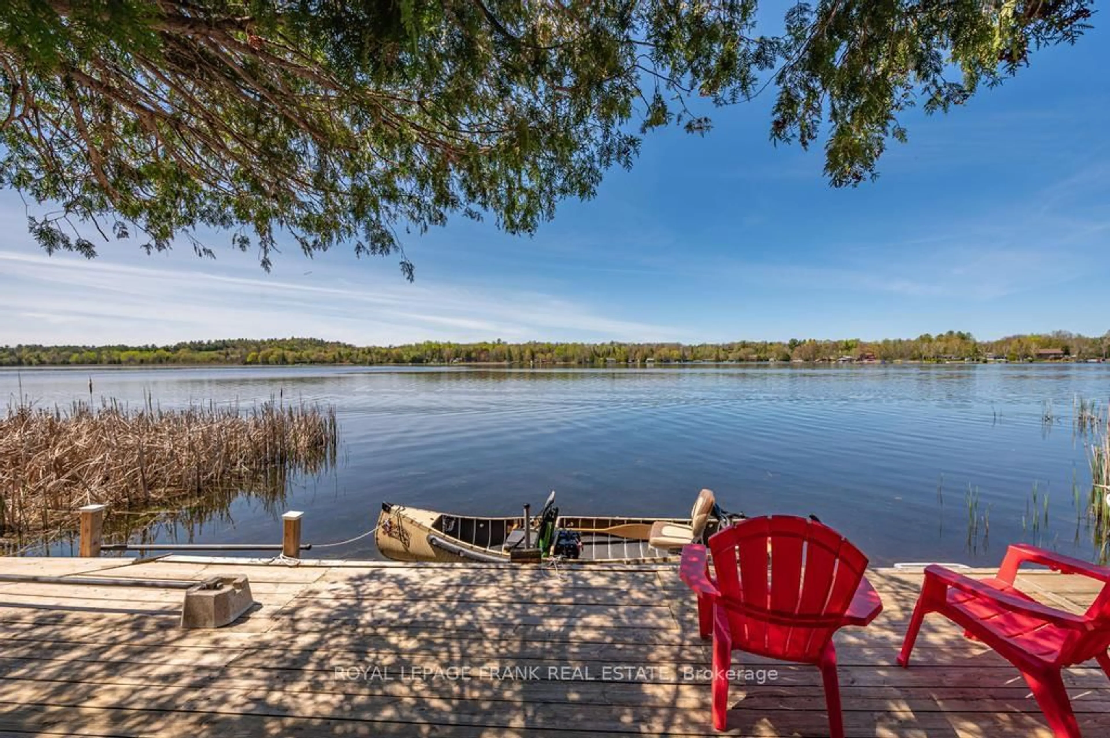 Patio, water/lake/river/ocean view for 36 Southshore Rd, Kawartha Lakes Ontario K0L 2W0
