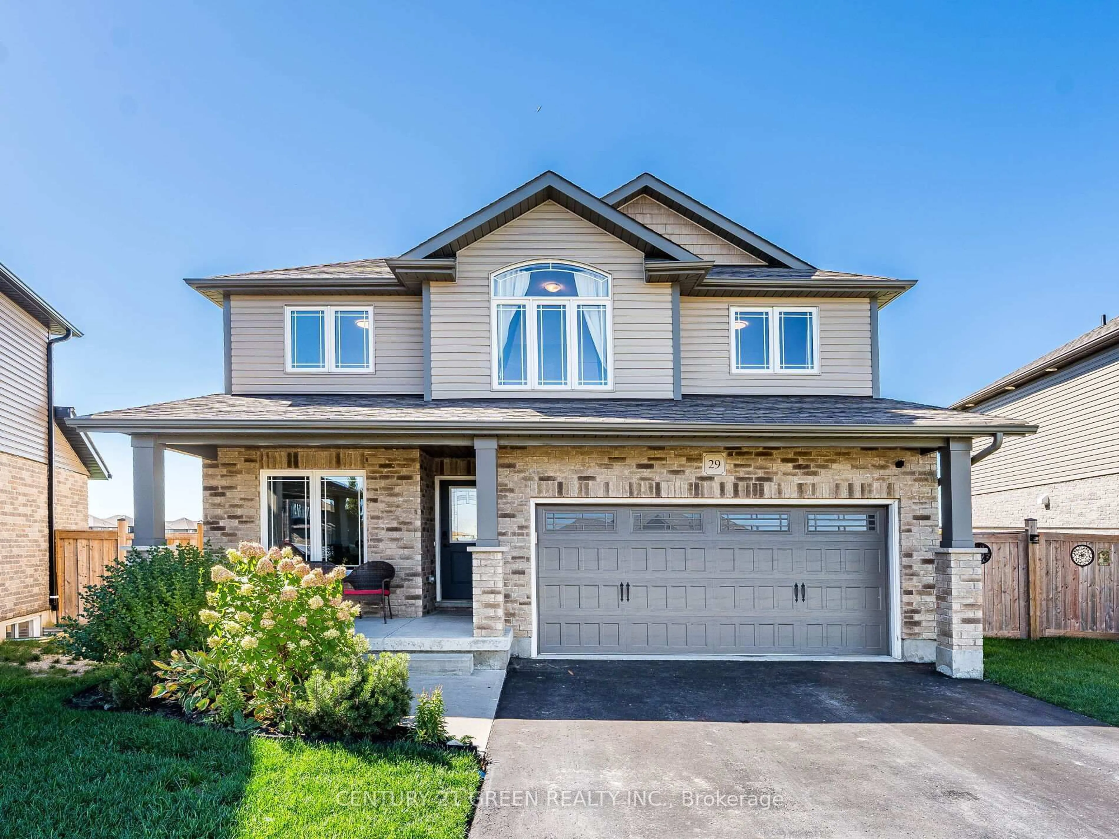 Home with brick exterior material, street for 29 Stuckey Lane, East Luther Grand Valley Ontario L9W 6W5