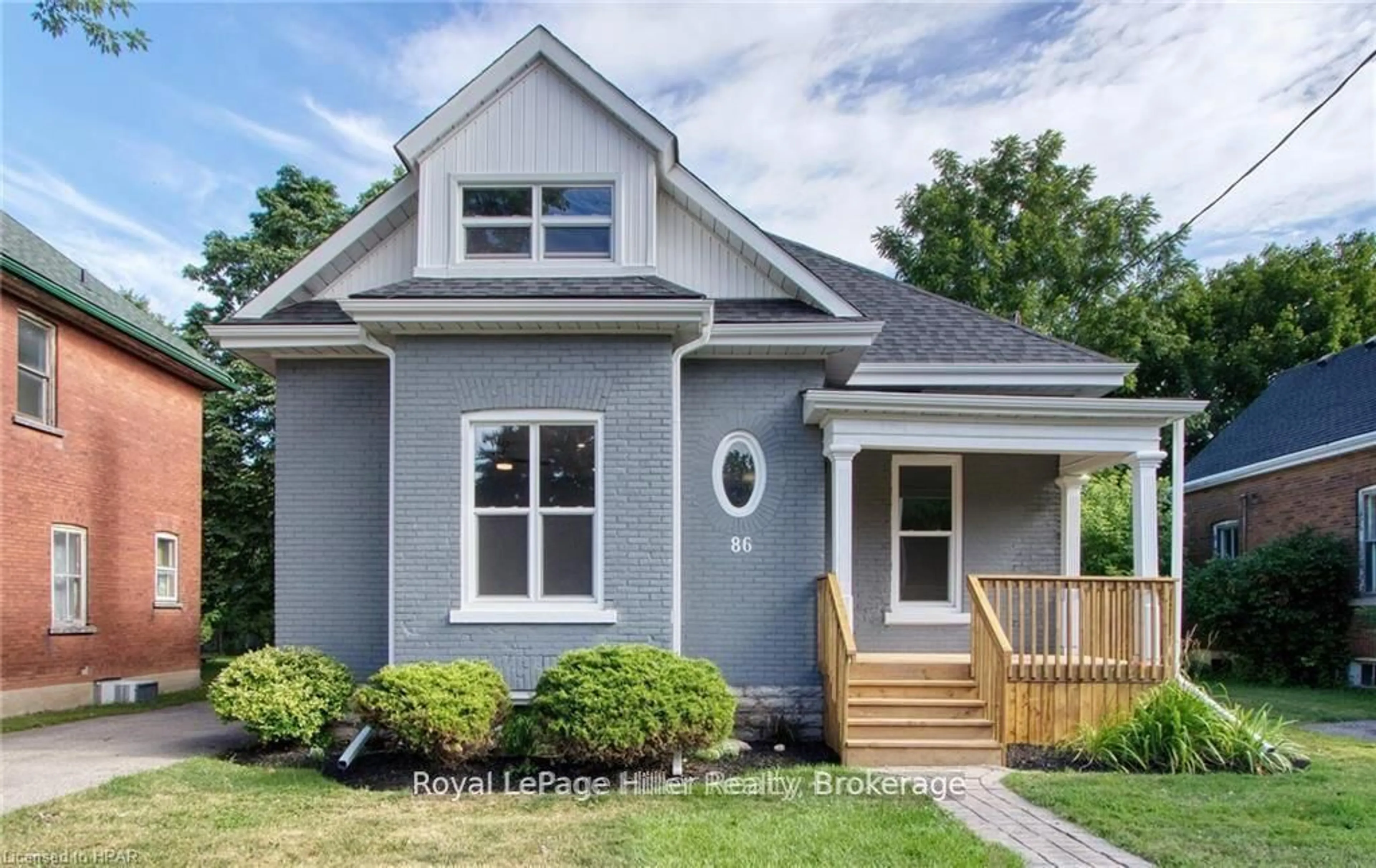 Home with brick exterior material, street for 86 Shakespeare St, Stratford Ontario N5A 3W4