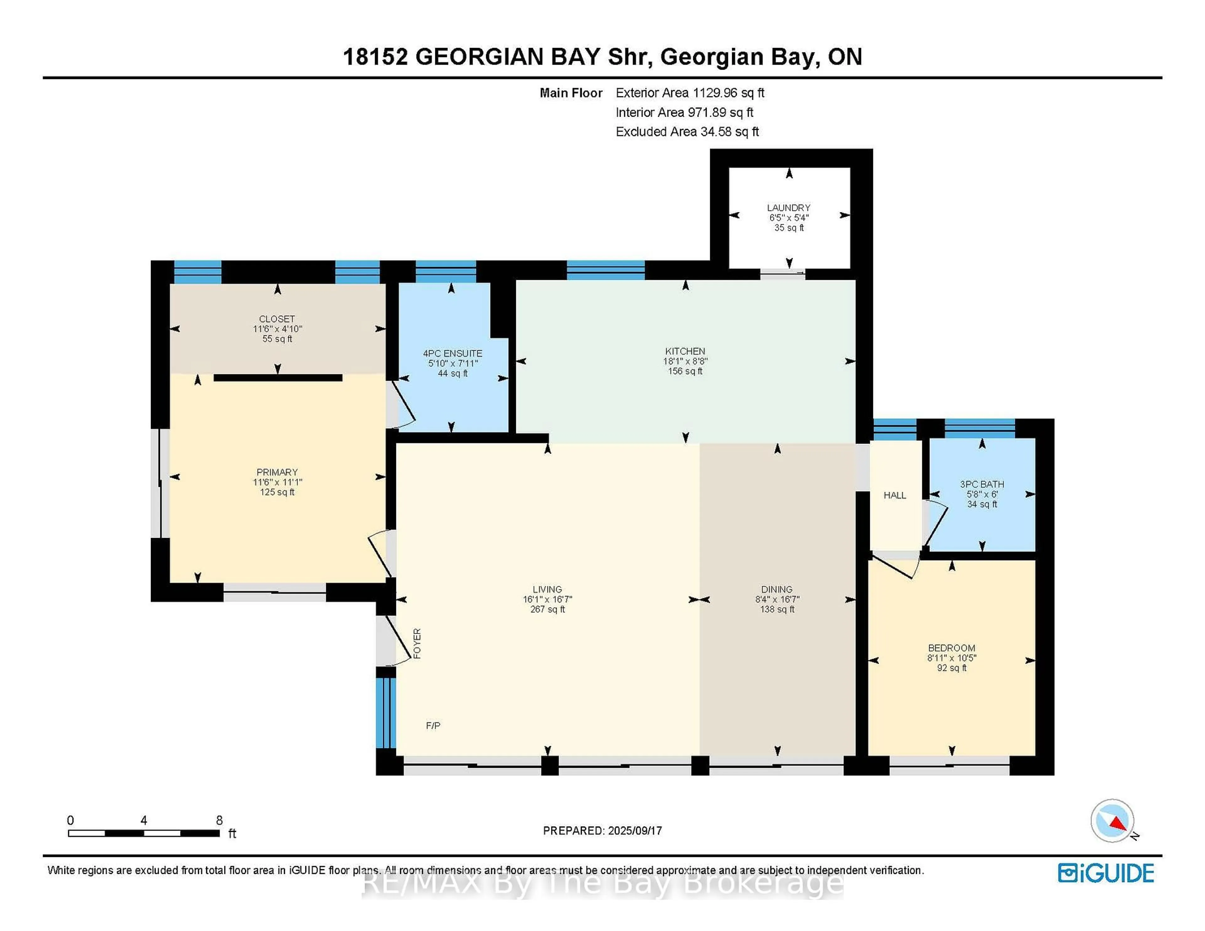 Floor plan for 18152 Georgian Bay Shore, Georgian Bay Ontario P0E 1E0