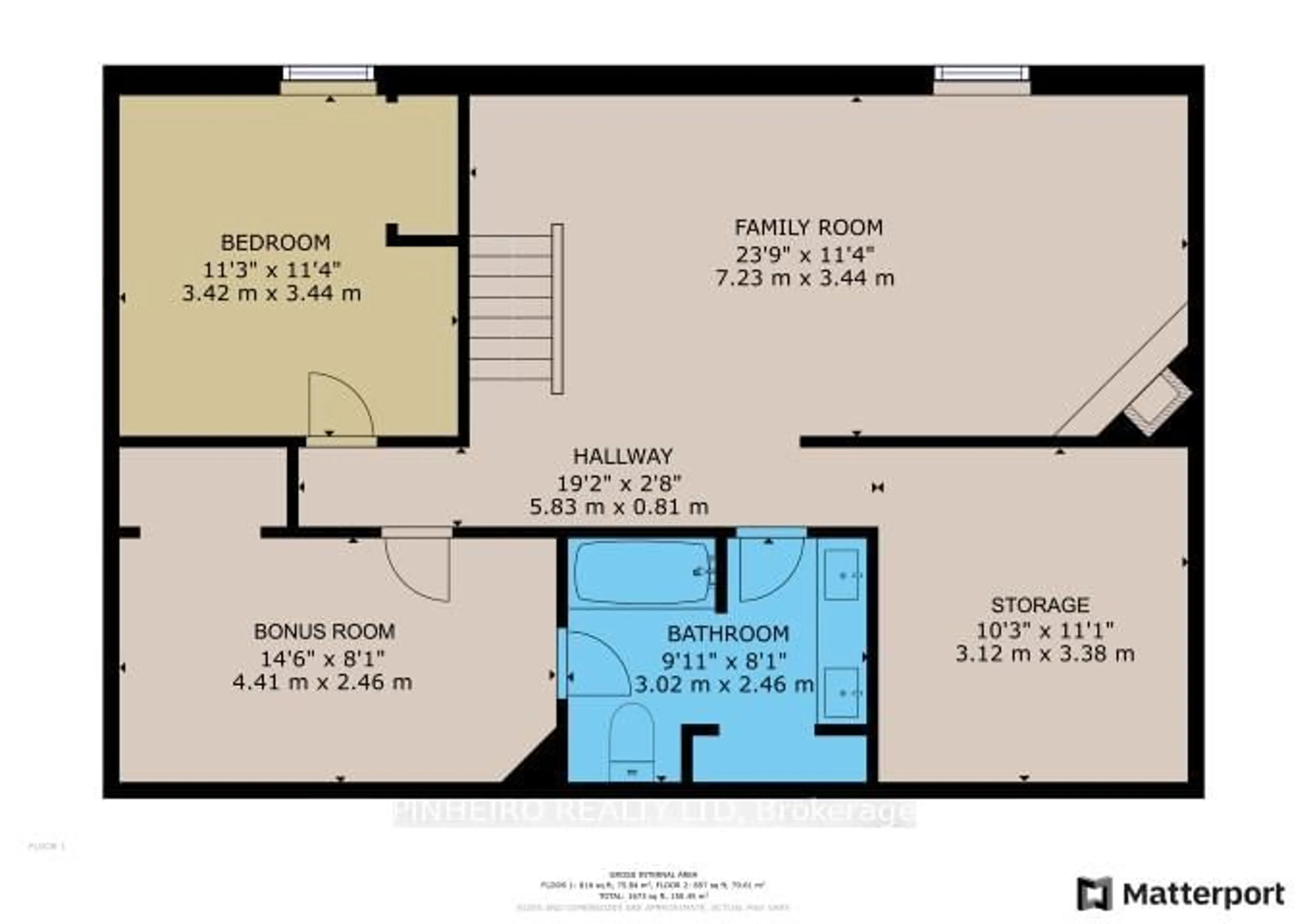 Floor plan for 1975 Royal Cres, London East Ontario N5V 1N6