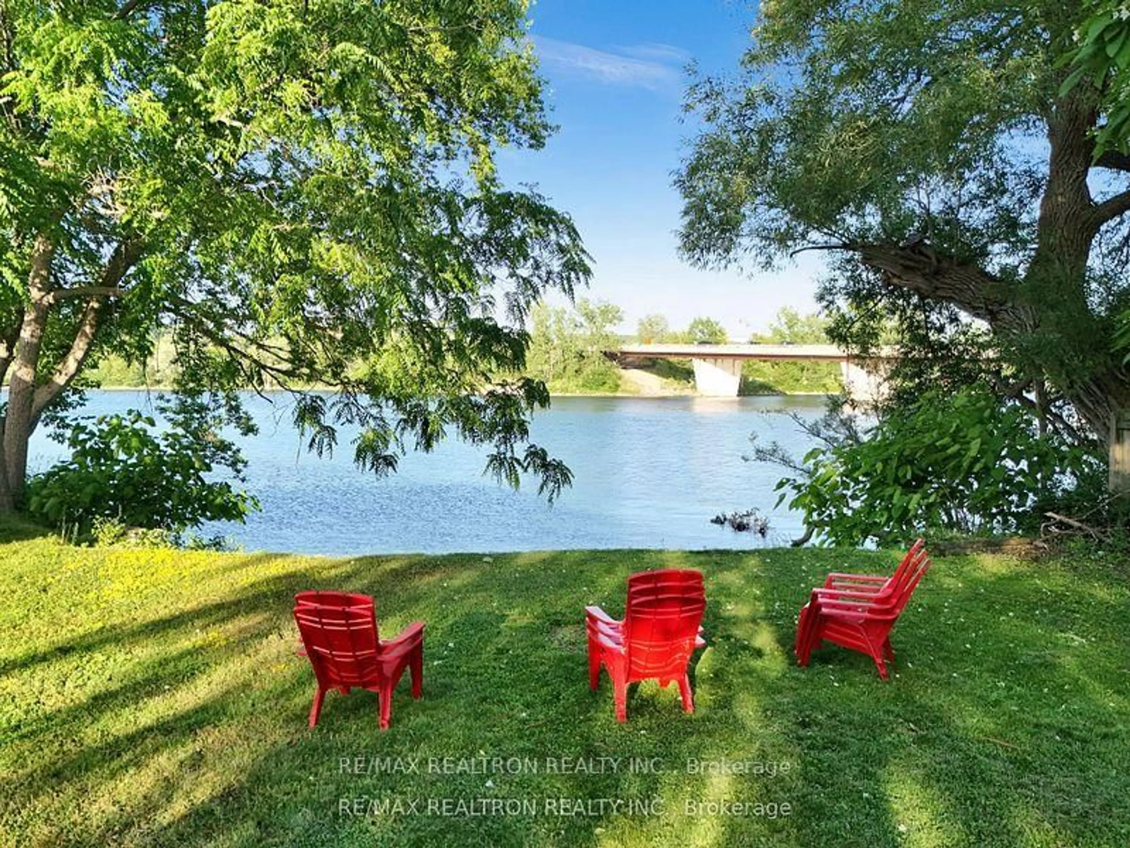 Patio, water/lake/river/ocean view for 28 North Trent St, Hastings Ontario K0K 2C0