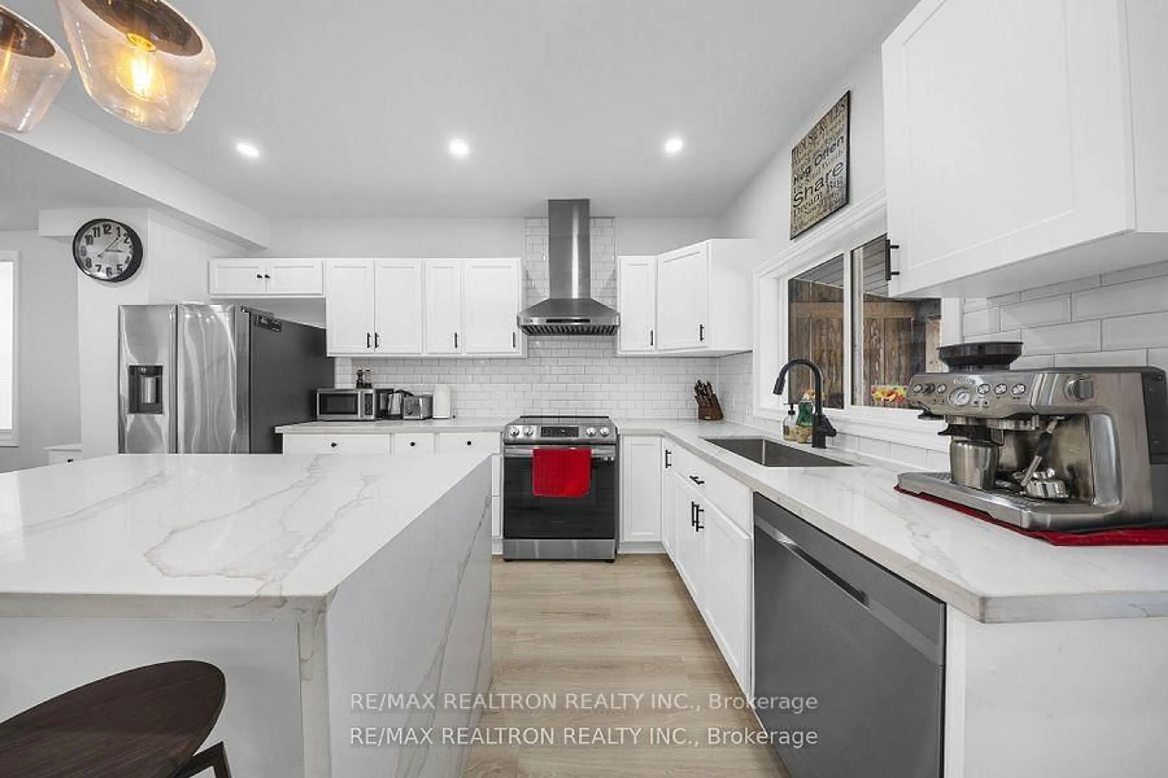 Open concept kitchen, ceramic/tile floor for 28 North Trent St, Hastings Ontario K0K 2C0