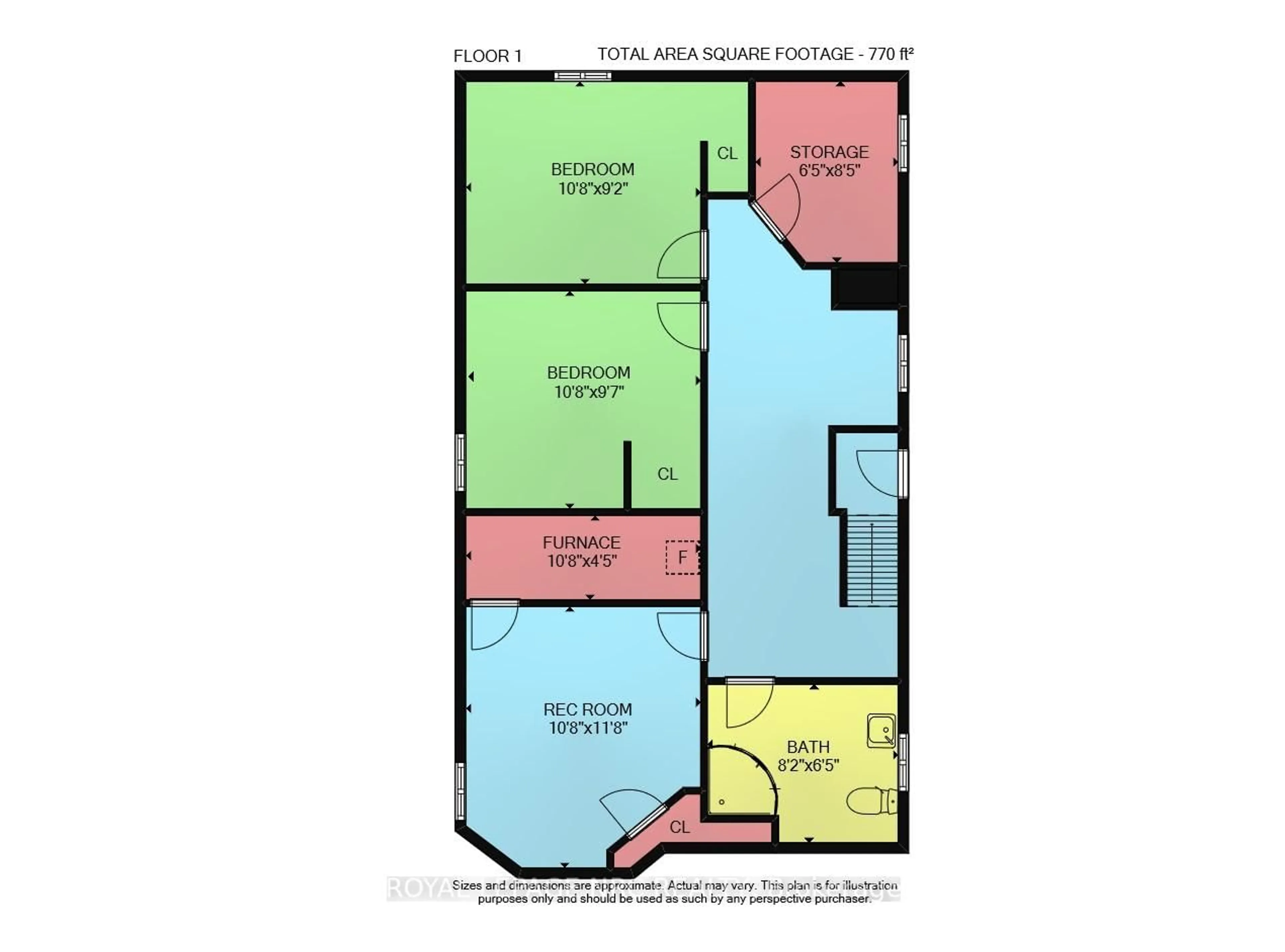 Floor plan for 199 West 2nd St, Hamilton Ontario L9C 3G2