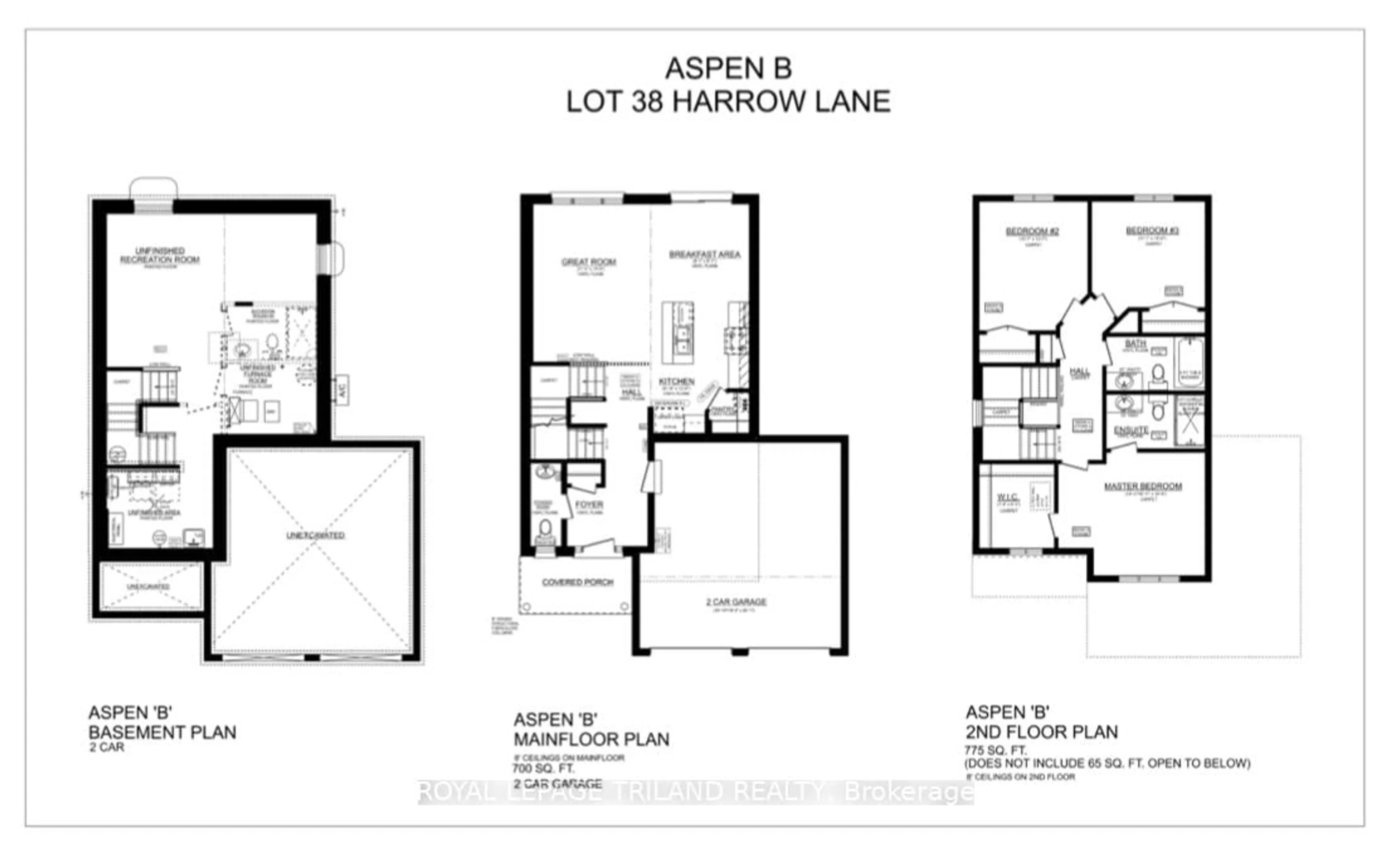 Floor plan for 9 HARROW Lane, St. Thomas Ontario N5R 0P3