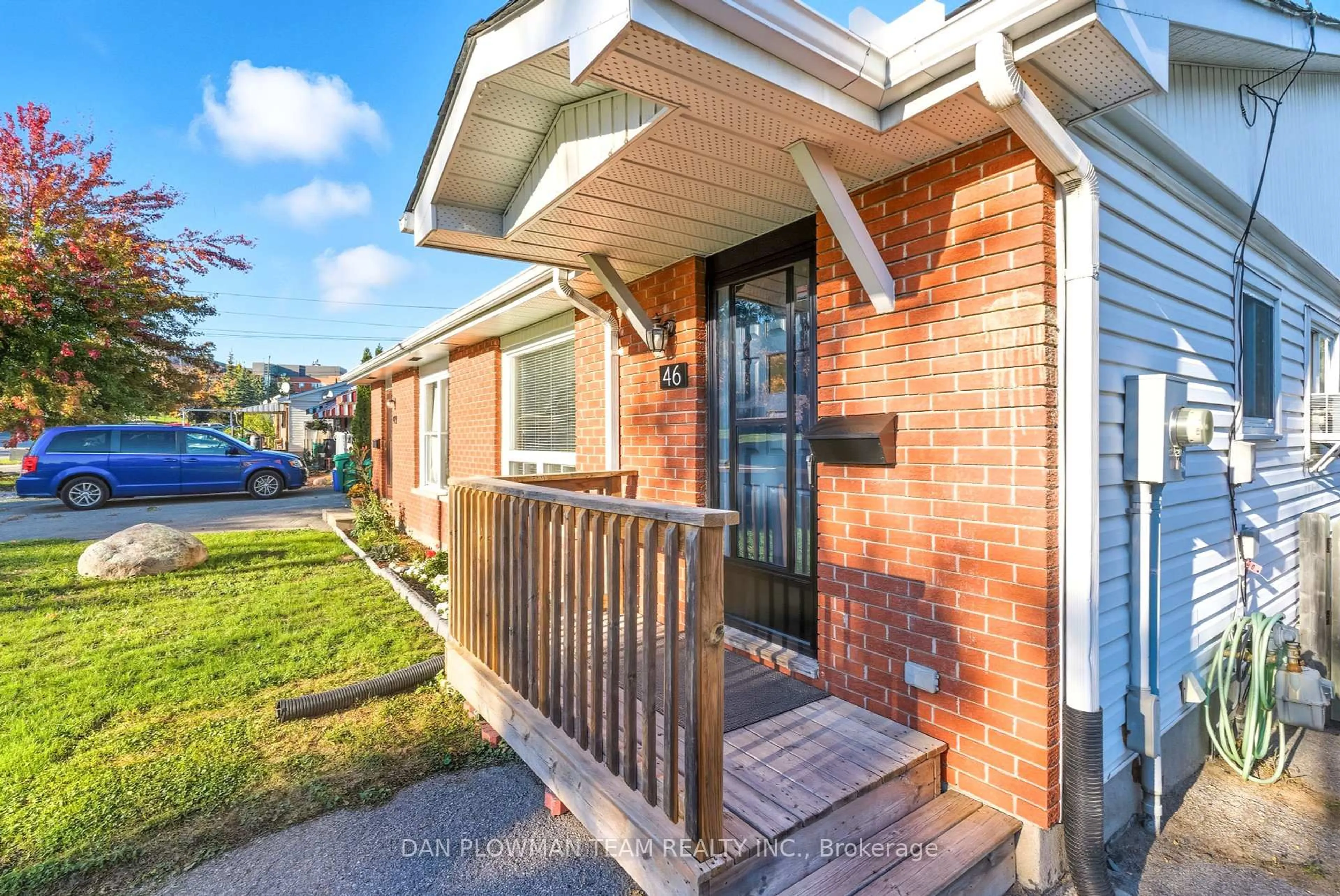 Home with brick exterior material, street for 46 Alexander Ave, Peterborough Ontario K9J 6B4