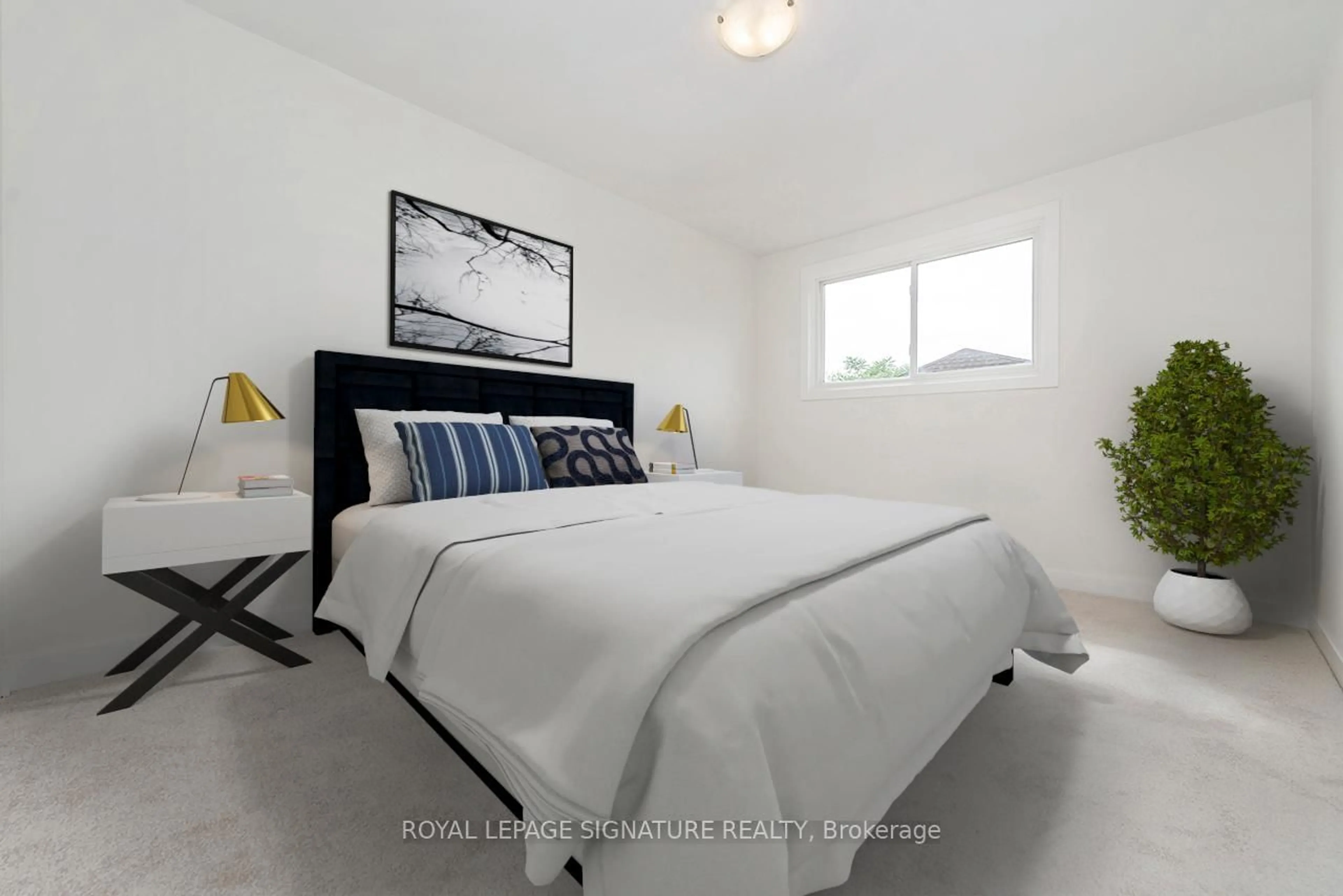 Bedroom with bed, unknown for 20 Anna Capri Dr #2, Hamilton Ontario L8W 1M6