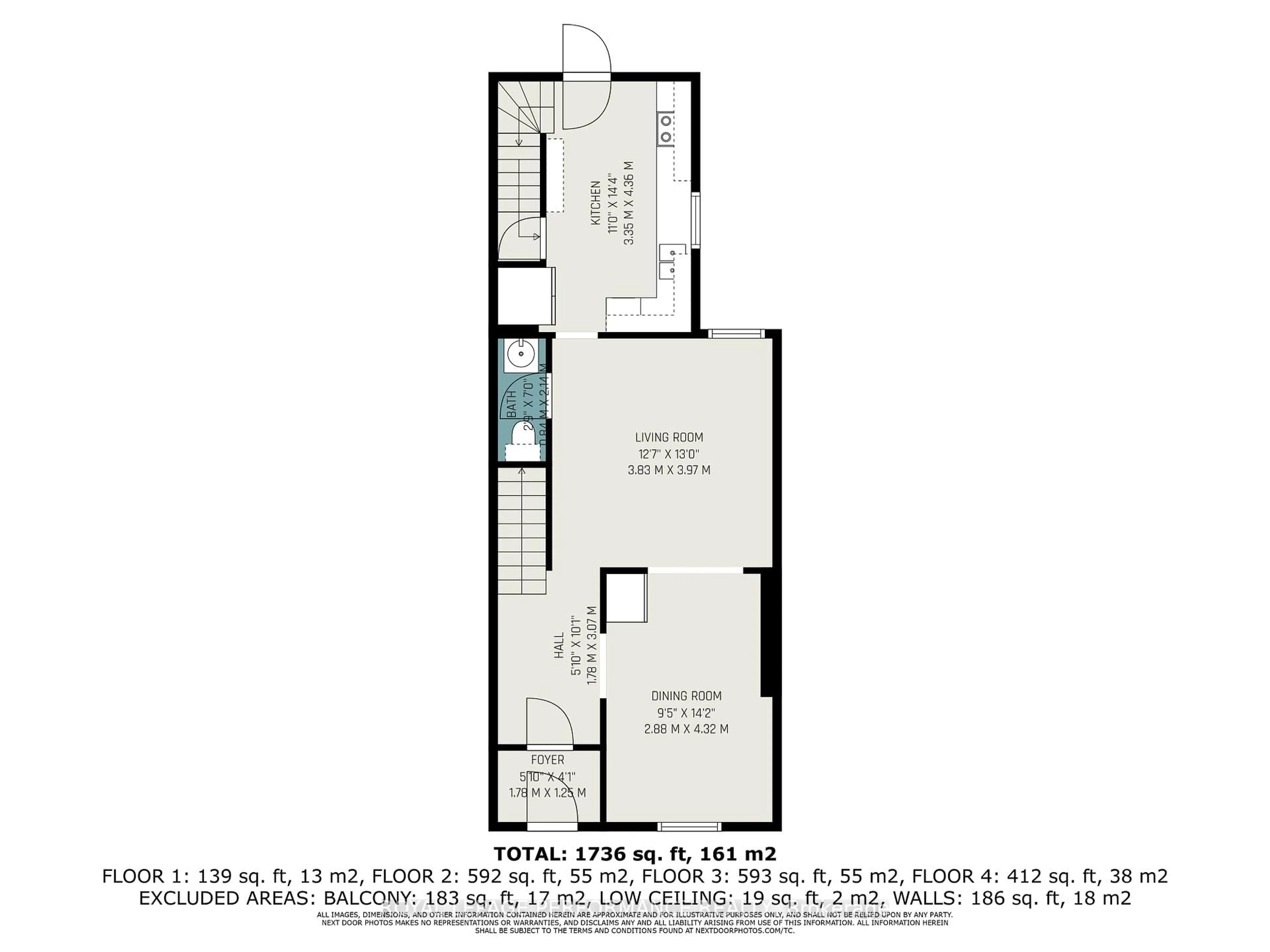 Floor plan for 55 Argyle Ave, Ottawa Ontario K2P 1B3