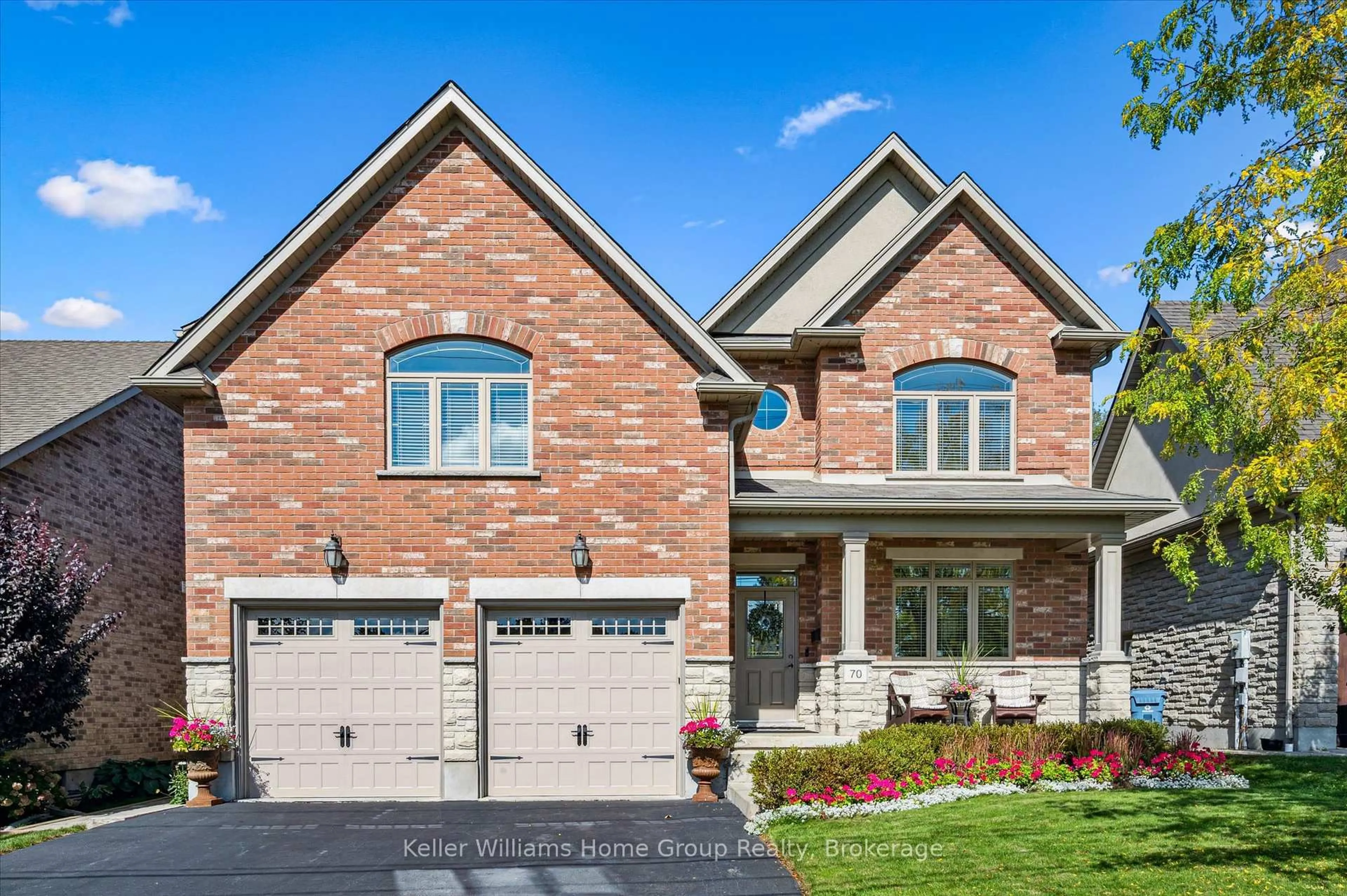 Home with brick exterior material, street for 70 Waverley Dr, Guelph Ontario N1E 6C8