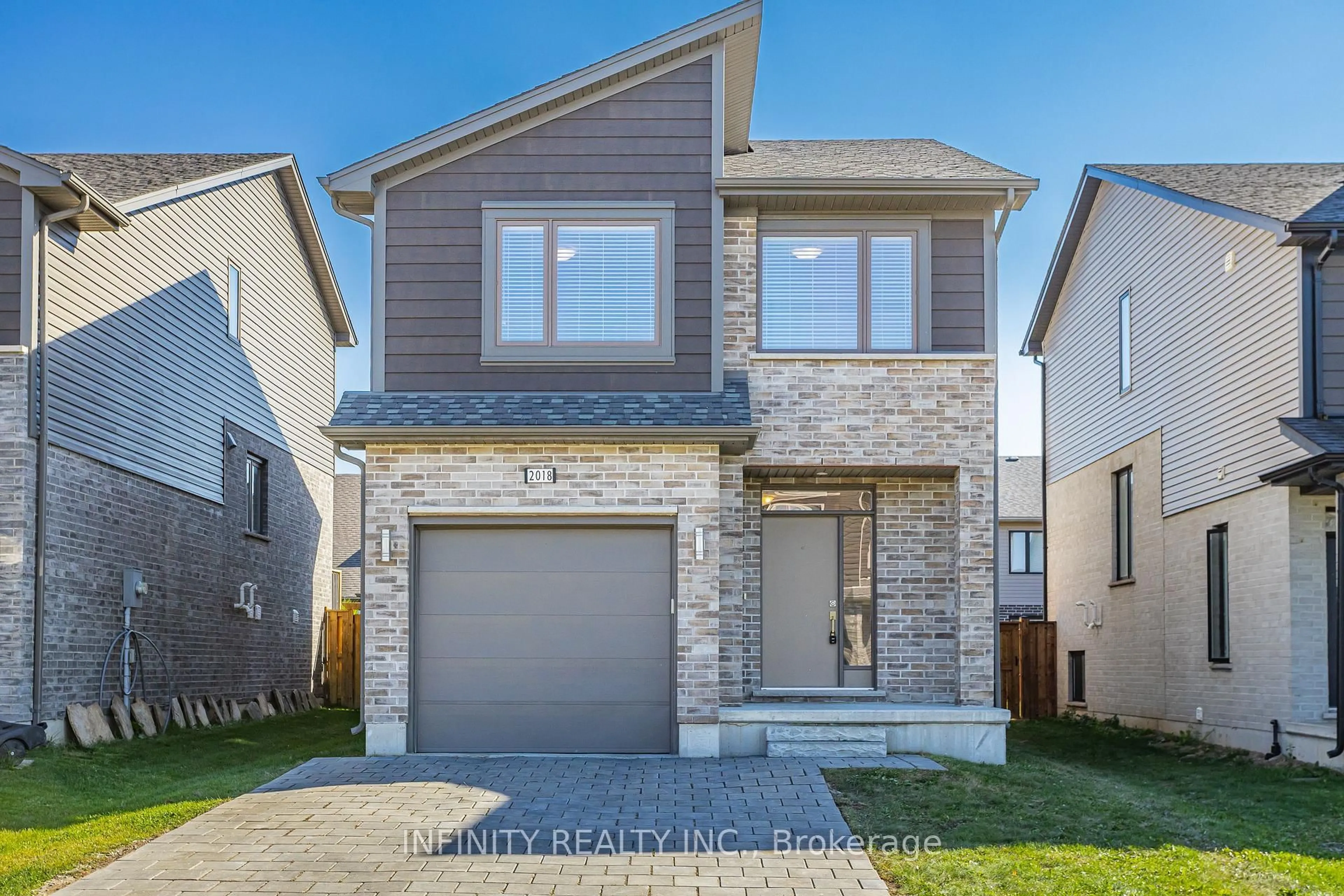Home with brick exterior material, street for 2018 Clayridge Way, London North Ontario N6G 0V3