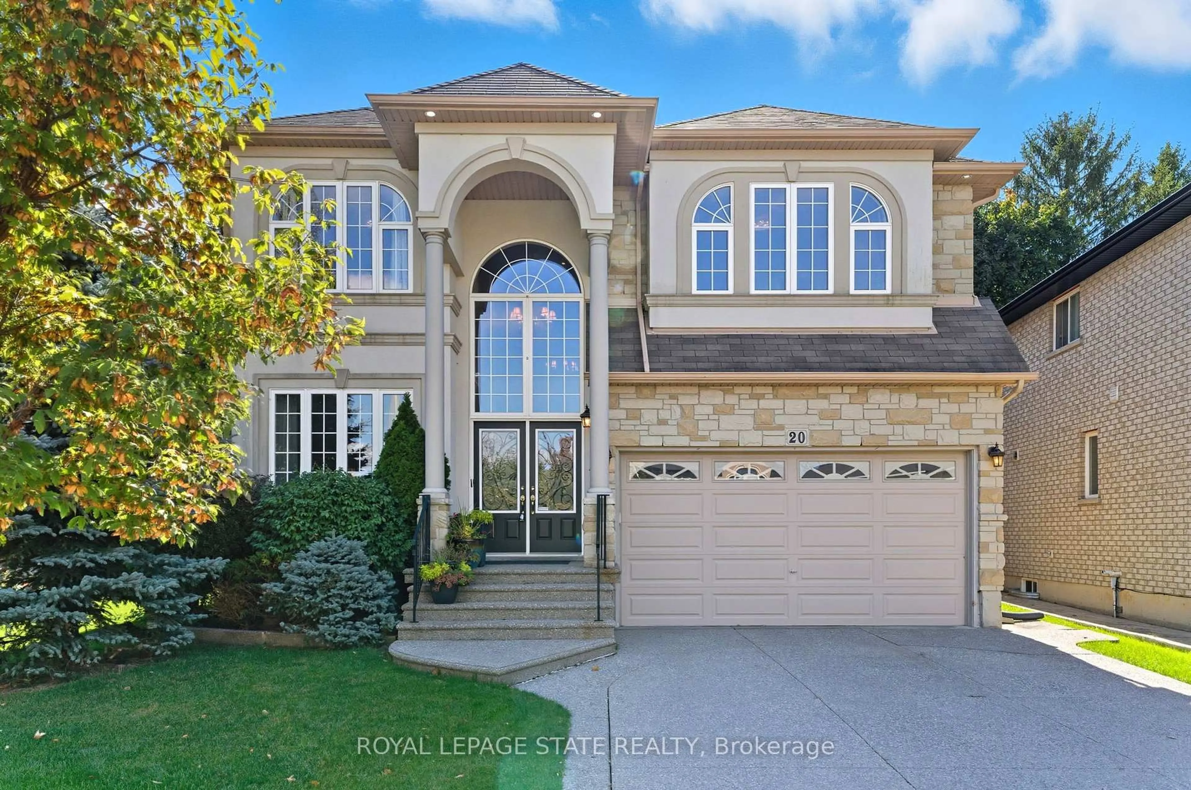 Home with brick exterior material, street for 20 Lorupe Crt, Hamilton Ontario L9G 0C8