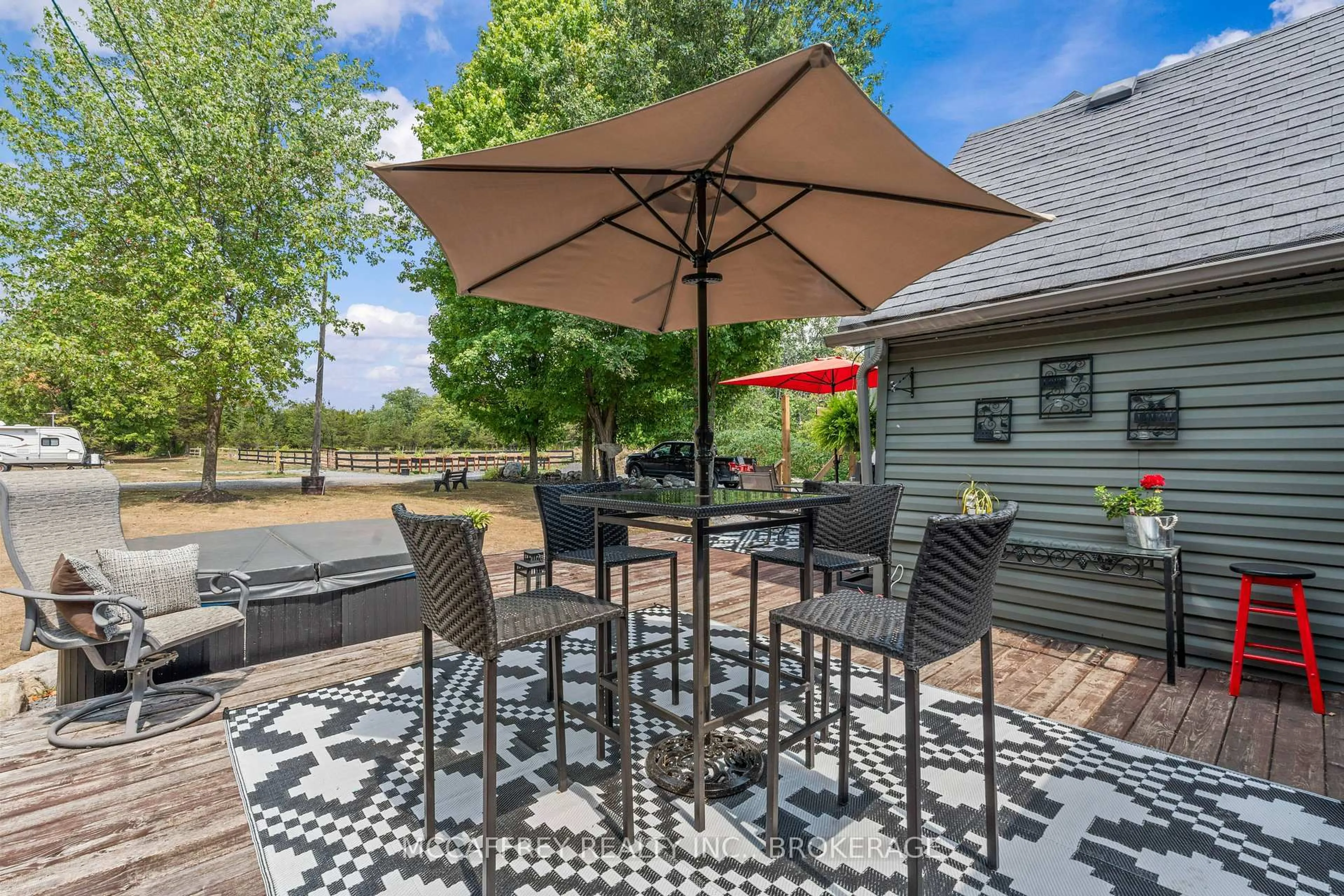 Patio, water/lake/river/ocean view for 641 Enright Rd, Shannonville Ontario K0K 3A0