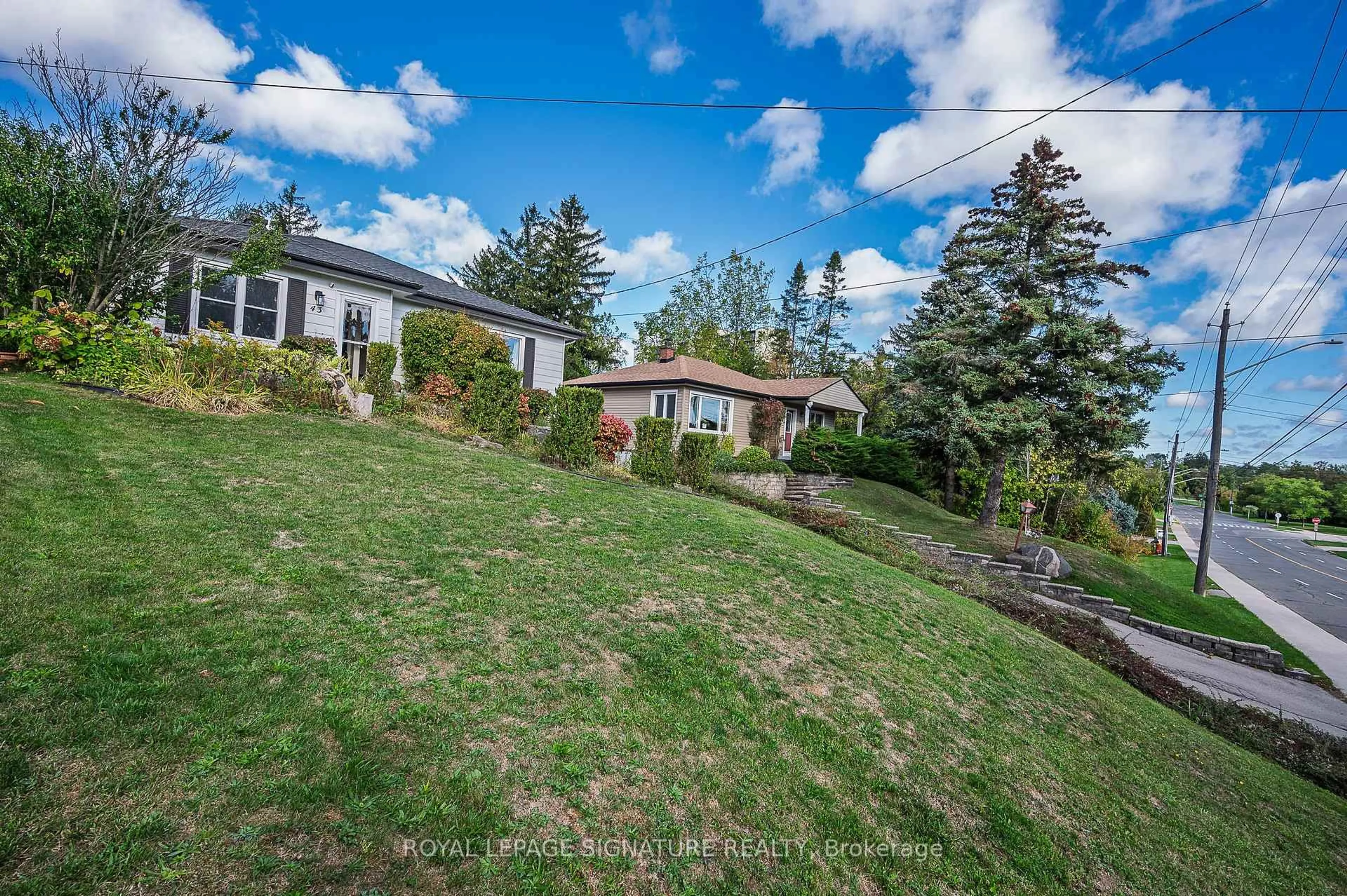 A pic from outside/outdoor area/front of a property/back of a property/a pic from drone, unknown for 43 Lake Ave, Hamilton Ontario L8E 1L2