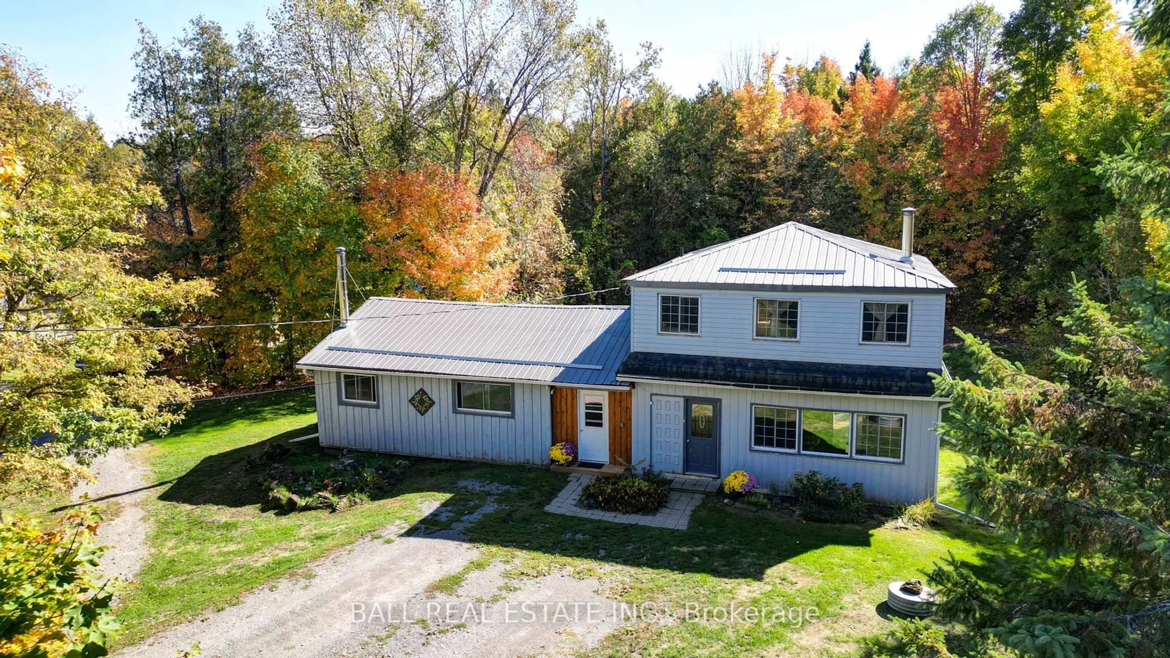 A pic from outside/outdoor area/front of a property/back of a property/a pic from drone, building for 359 Storms Rd, Limoges Ontario K0K 2M0