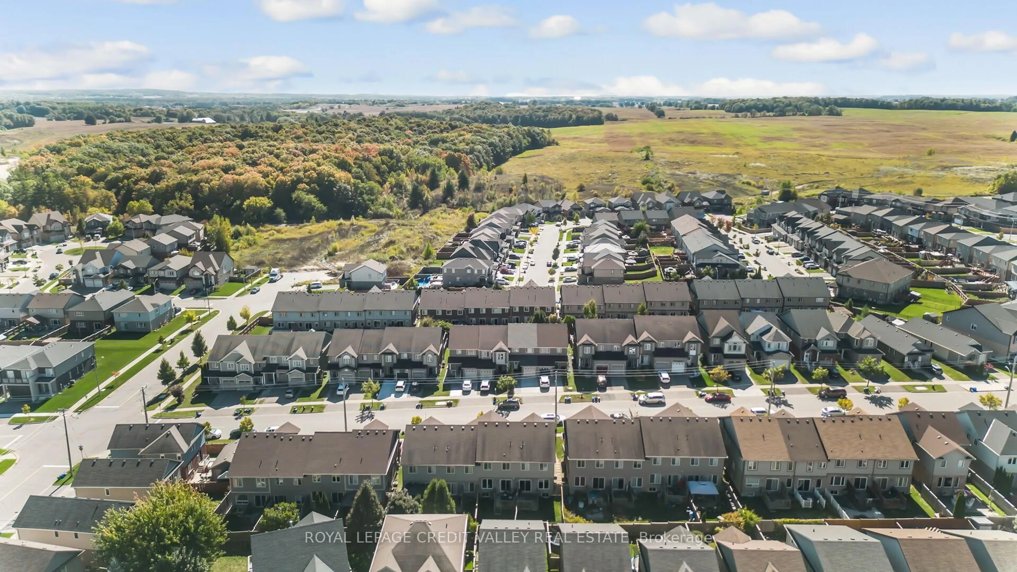 A pic from outside/outdoor area/front of a property/back of a property/a pic from drone, city buildings view from balcony for 58 Rockcliffe Dr, Kitchener Ontario N2R 1W5