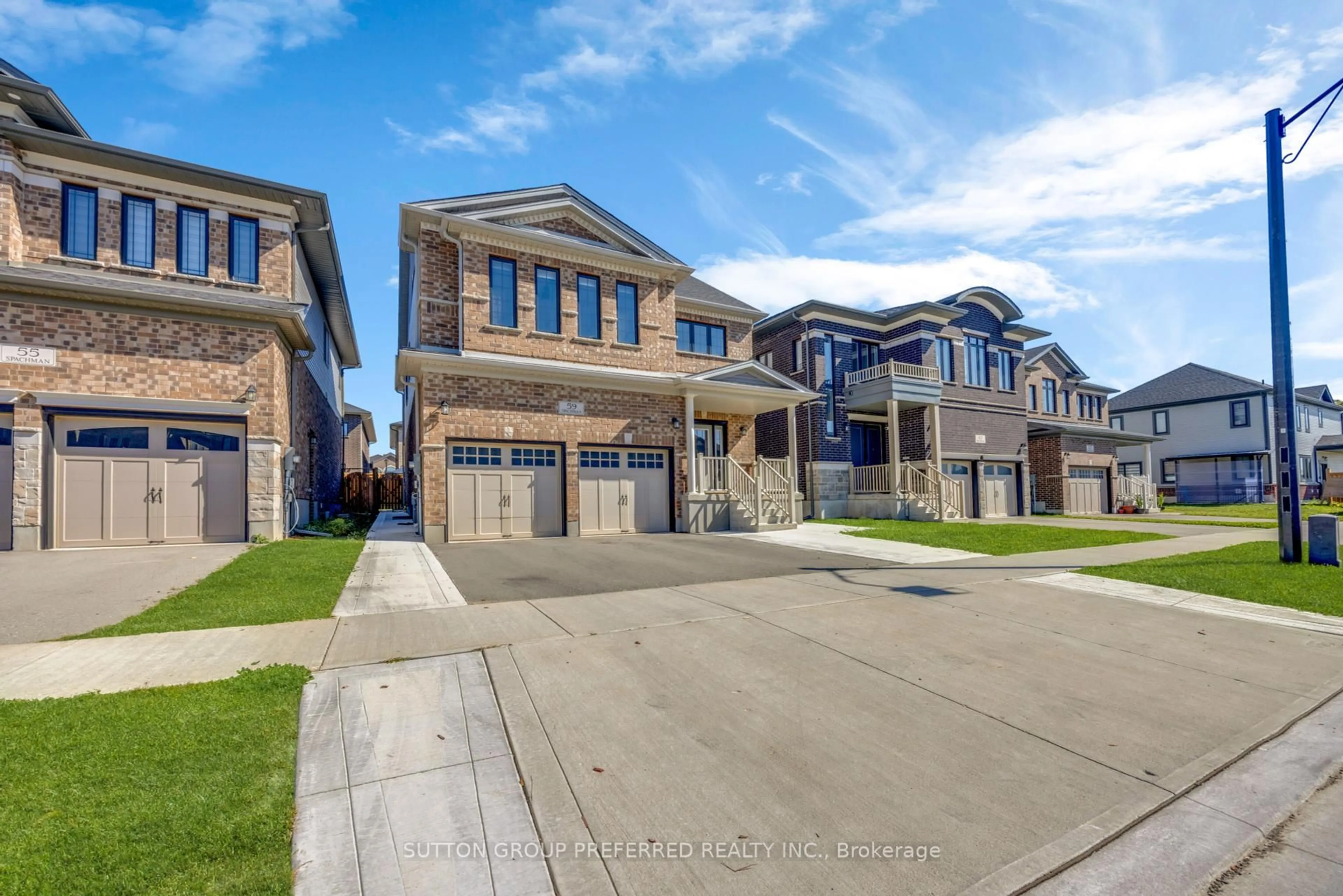 Home with brick exterior material, street for 59 Spachman St, Kitchener Ontario N2R 1R7