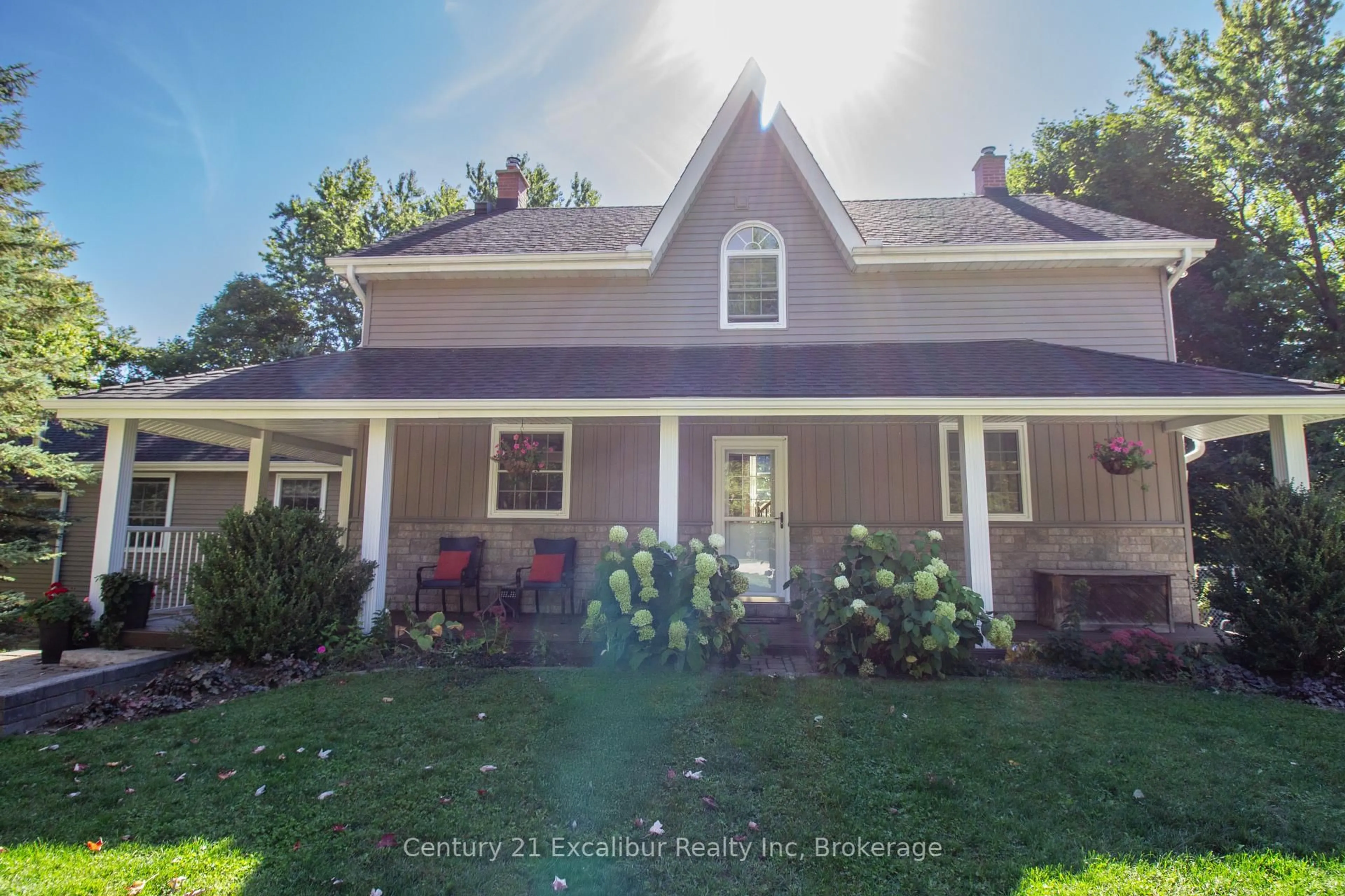 A pic from outside/outdoor area/front of a property/back of a property/a pic from drone, unknown for 8583 SDRD 15, Centre Wellington Ontario N0B 1J0