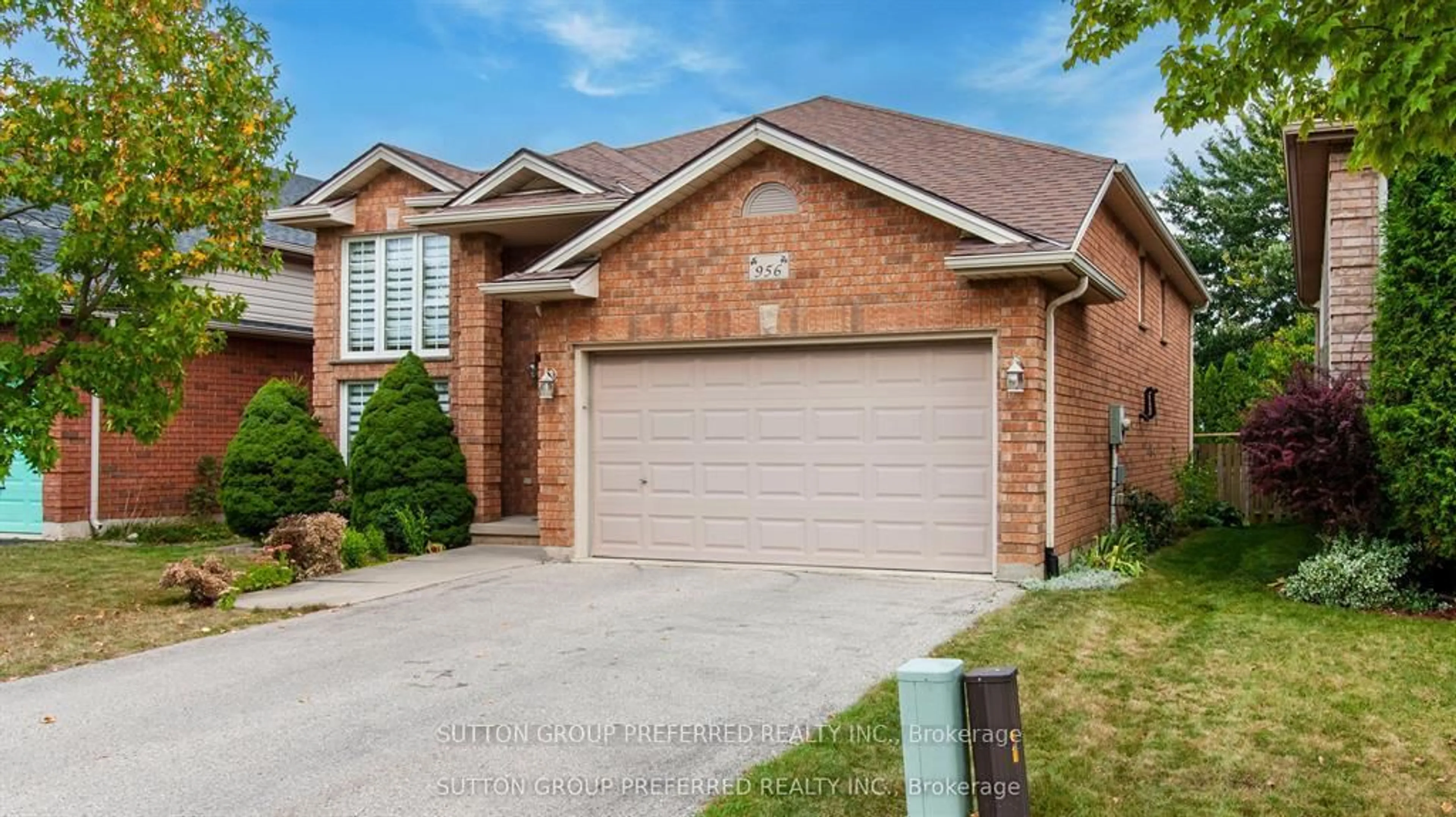 Home with brick exterior material, street for 956 Queensborough Crt, London North Ontario N6G 5K1