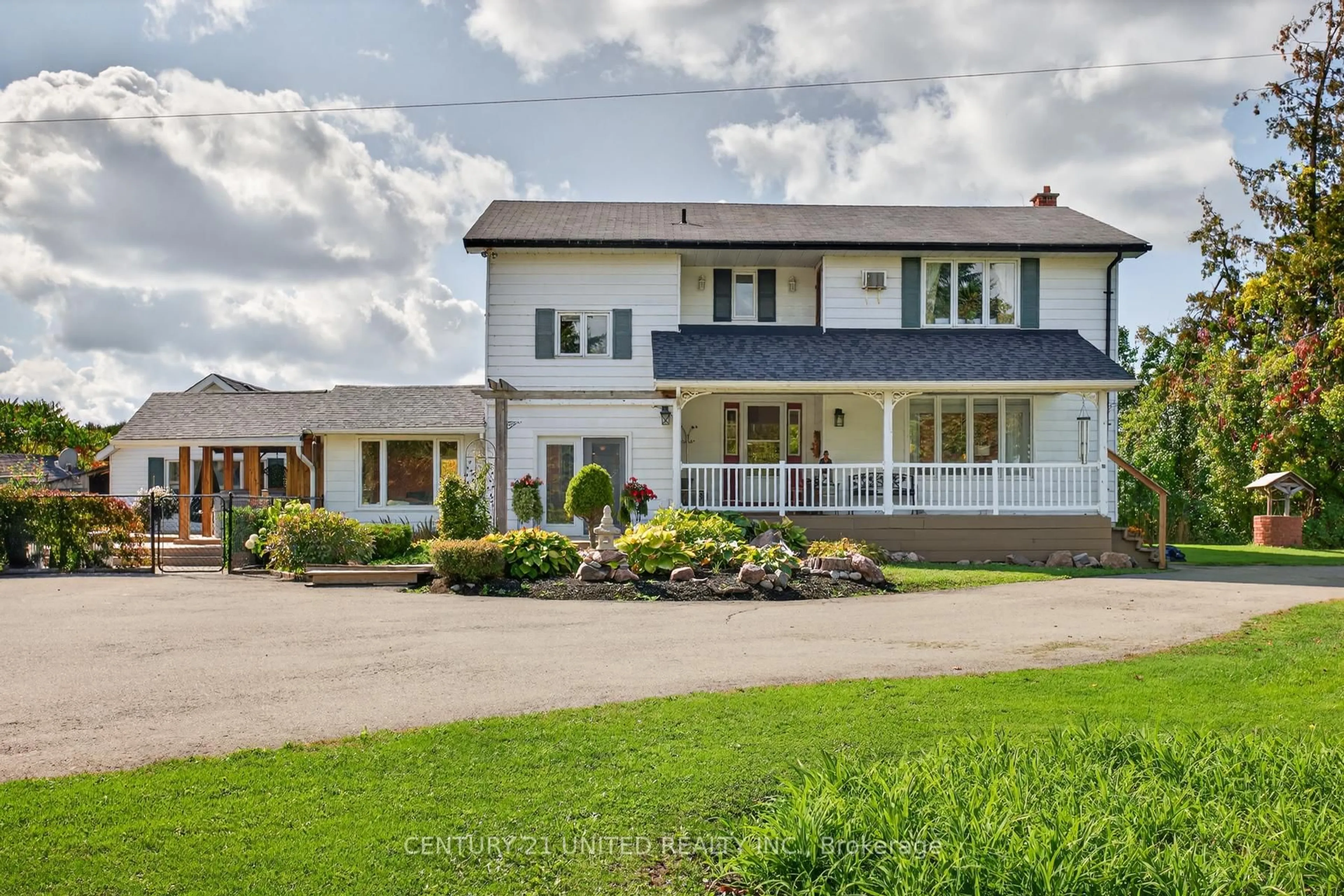 A pic from outside/outdoor area/front of a property/back of a property/a pic from drone, street for 4322 Hwy 7, Kawartha Lakes Ontario K0L 2W0