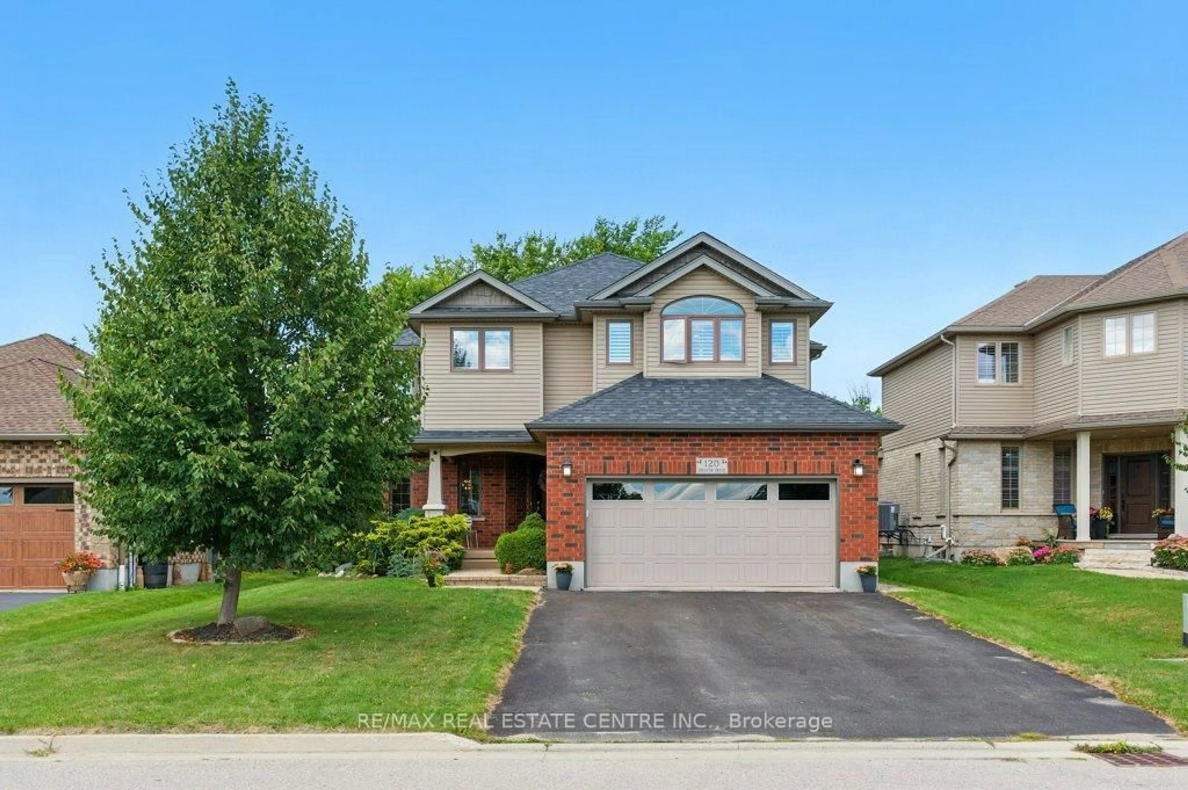 Home with brick exterior material, street for 120 Spencer Dr, Centre Wellington Ontario N0B 1S0