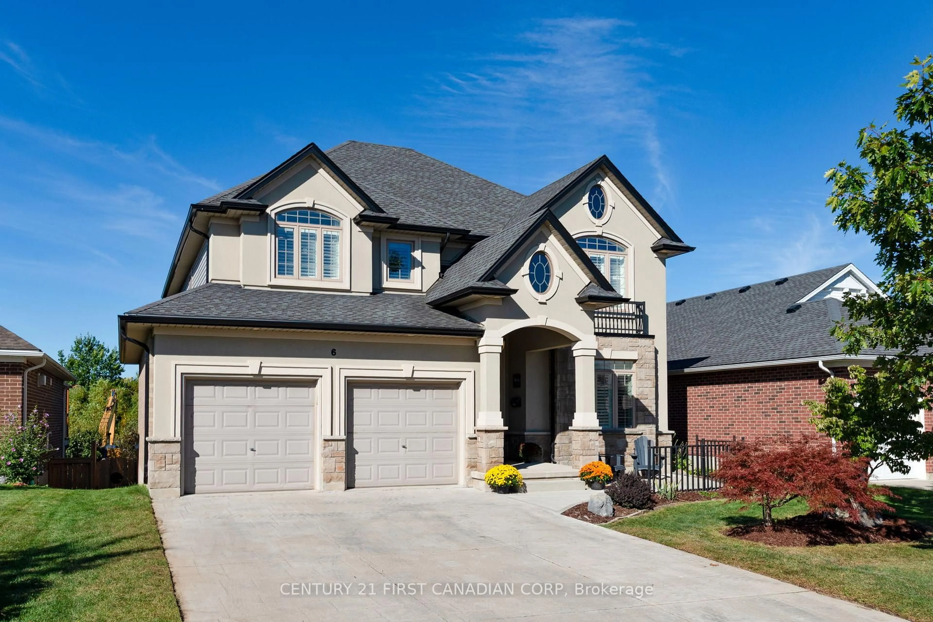 Home with brick exterior material, street for 6 Noble Lane, St. Thomas Ontario N5R 0C4